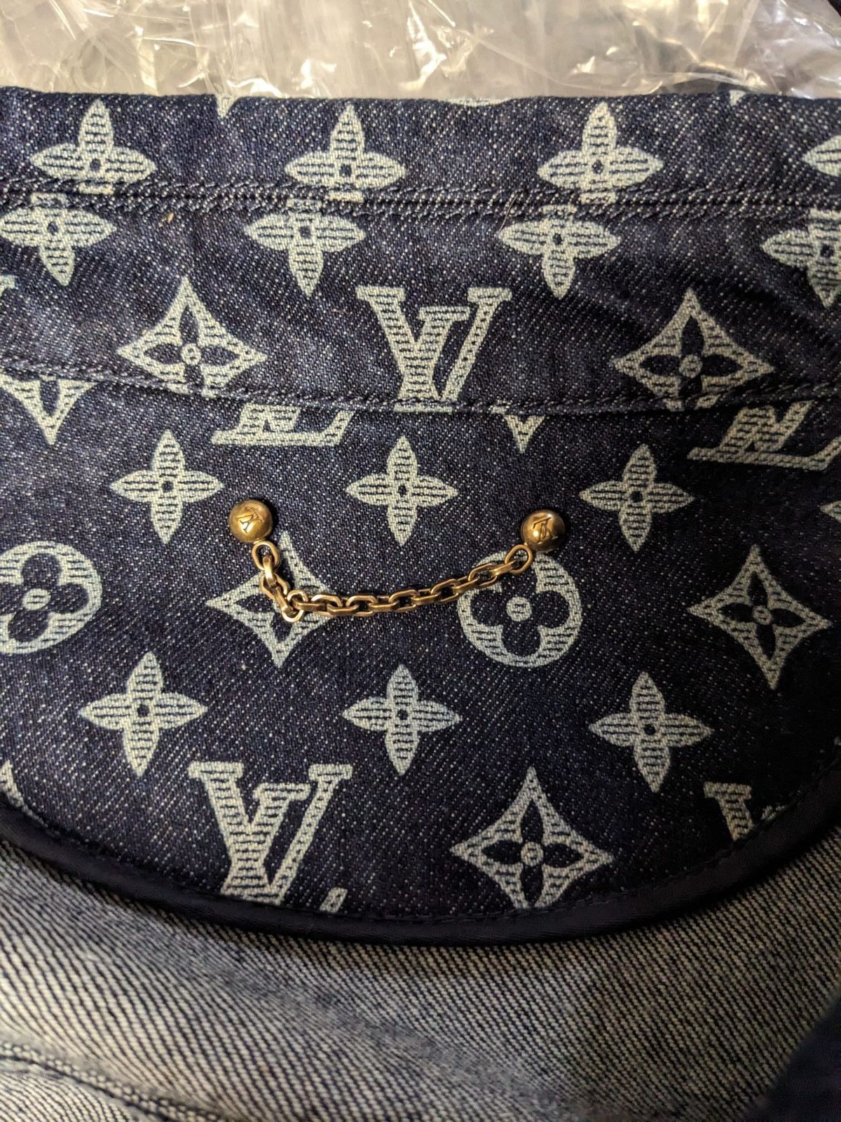 Louis Vuitton LOUIS VUITTON KIM JONES DENIM MONOGRAM JACKET Size US L / EU 52-54 / 3 - 12 Thumbnail