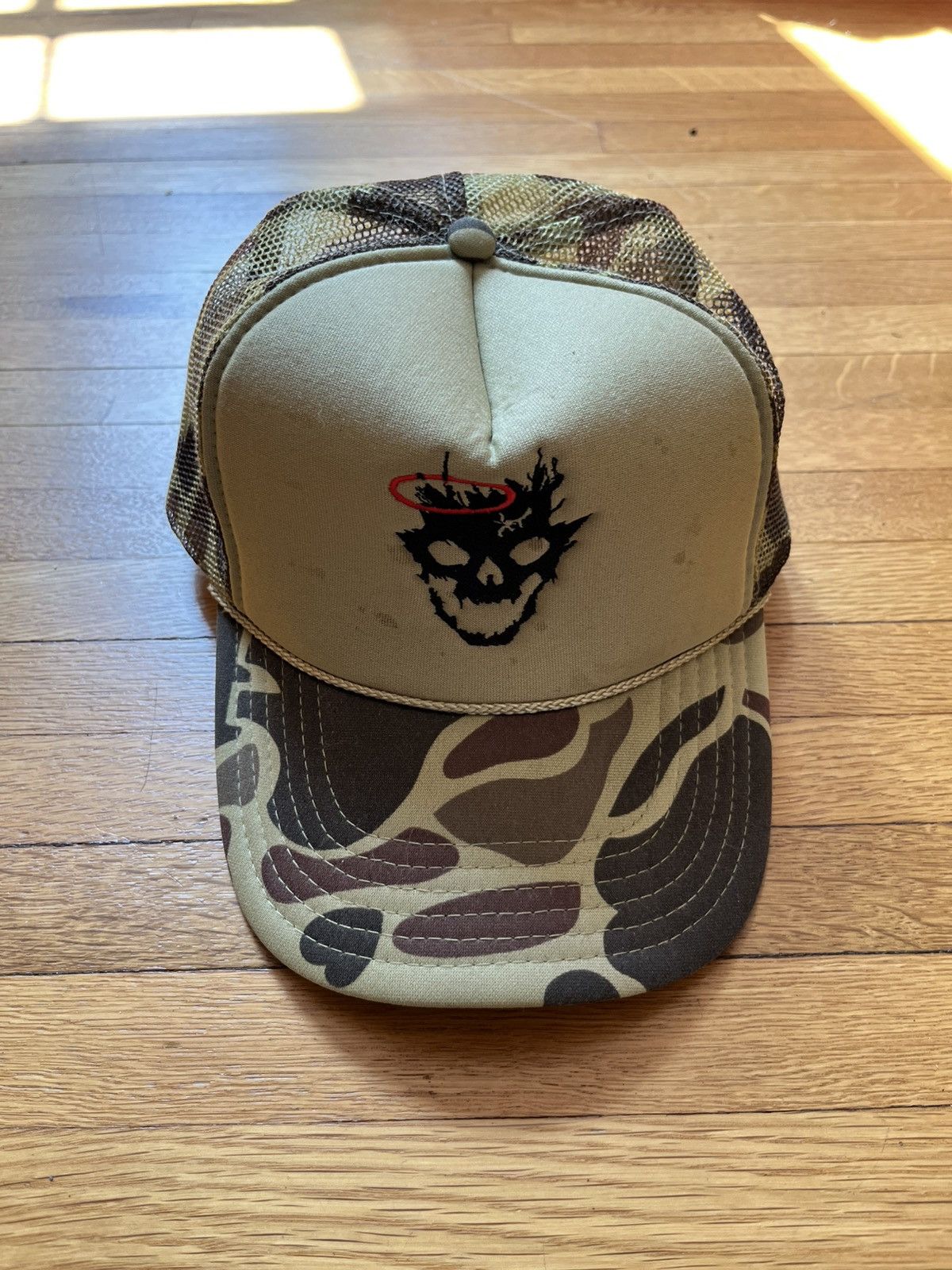 Drain Gang Graveemind Extremely Rare Limited Camo Trucker Hat Size ONE SIZE - 1 Thumbnail