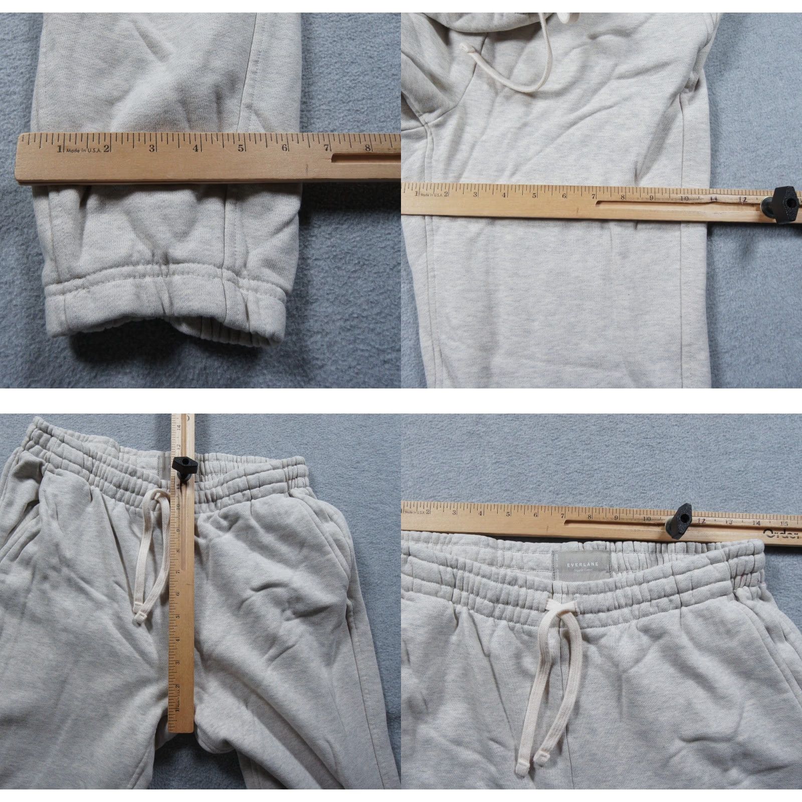 Everlane Everlane Pants Womens Small Gray Heather Sweatpants Fleece Lounge Comfort Regular Fit Casual Size 28" / US 6 / IT 42 - 8 Thumbnail
