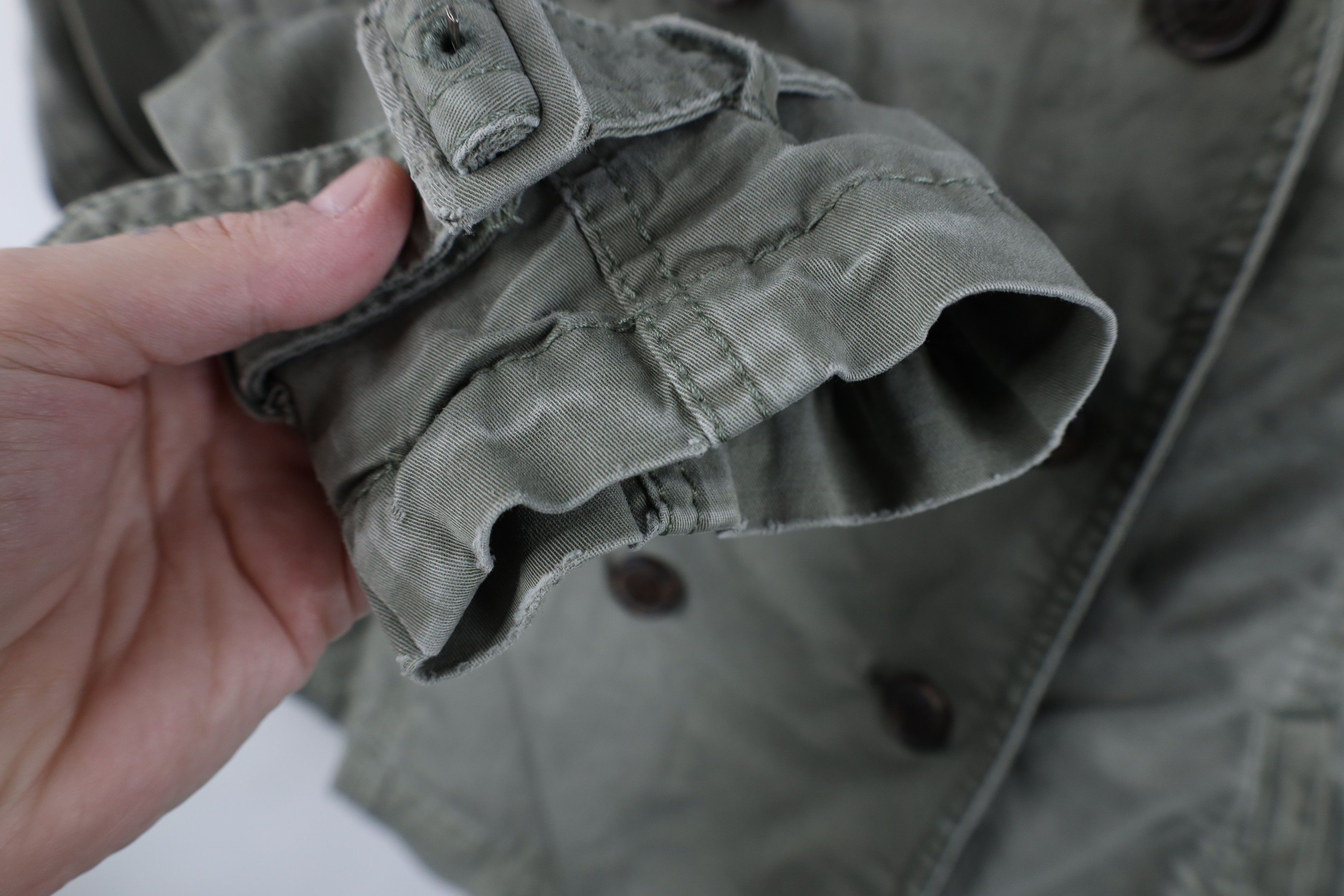 Abercrombie & Fitch Vintage Y2K Abercrombie & Fitch Military Jacket Green Size L / US 10 / IT 46 - 5 Thumbnail