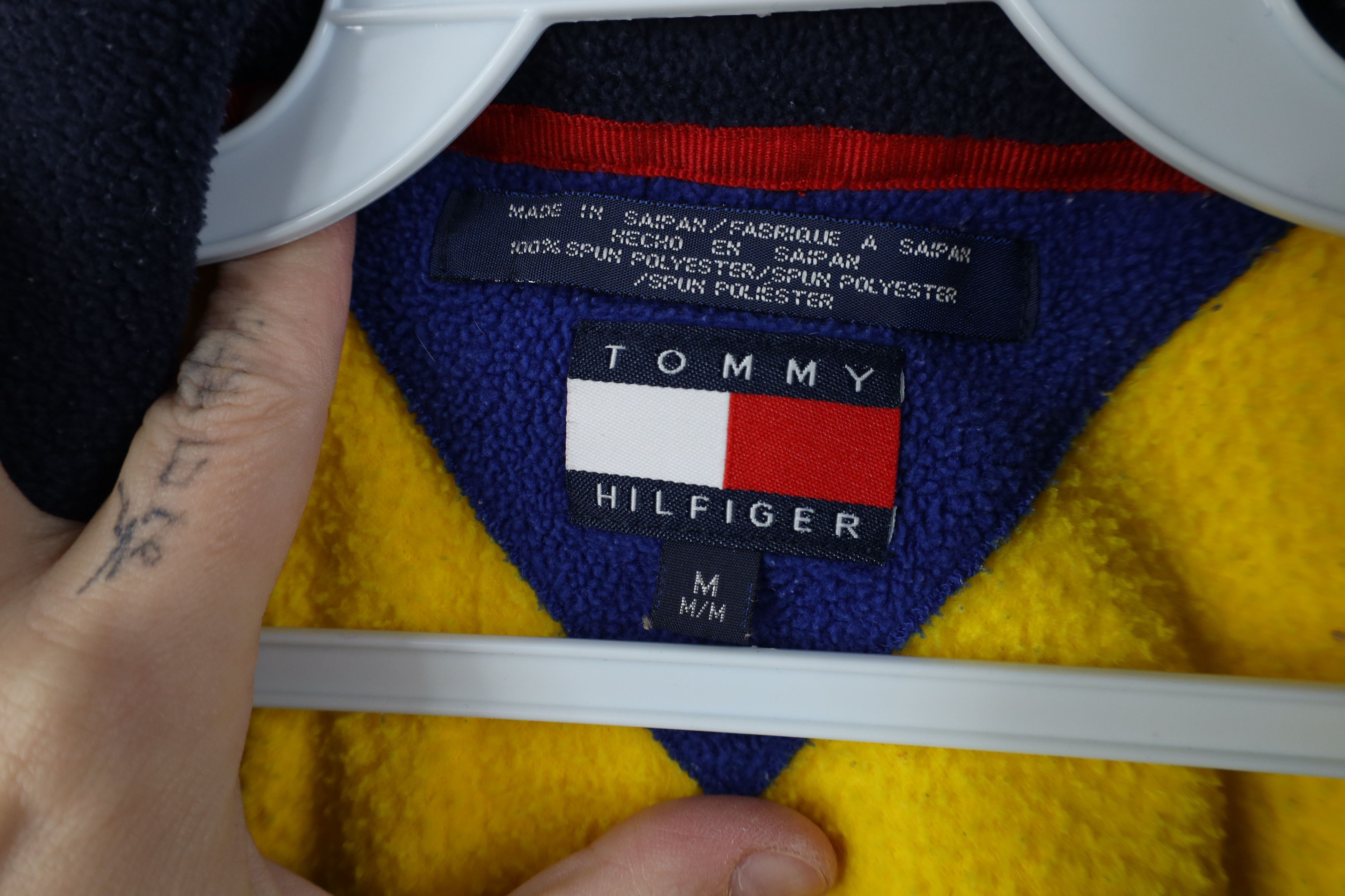 Tommy Hilfiger Vintage 90s Tommy Hilfiger Half Zip Fleece Pullover Sweater Size US M / EU 48-50 / 2 - 11 Thumbnail