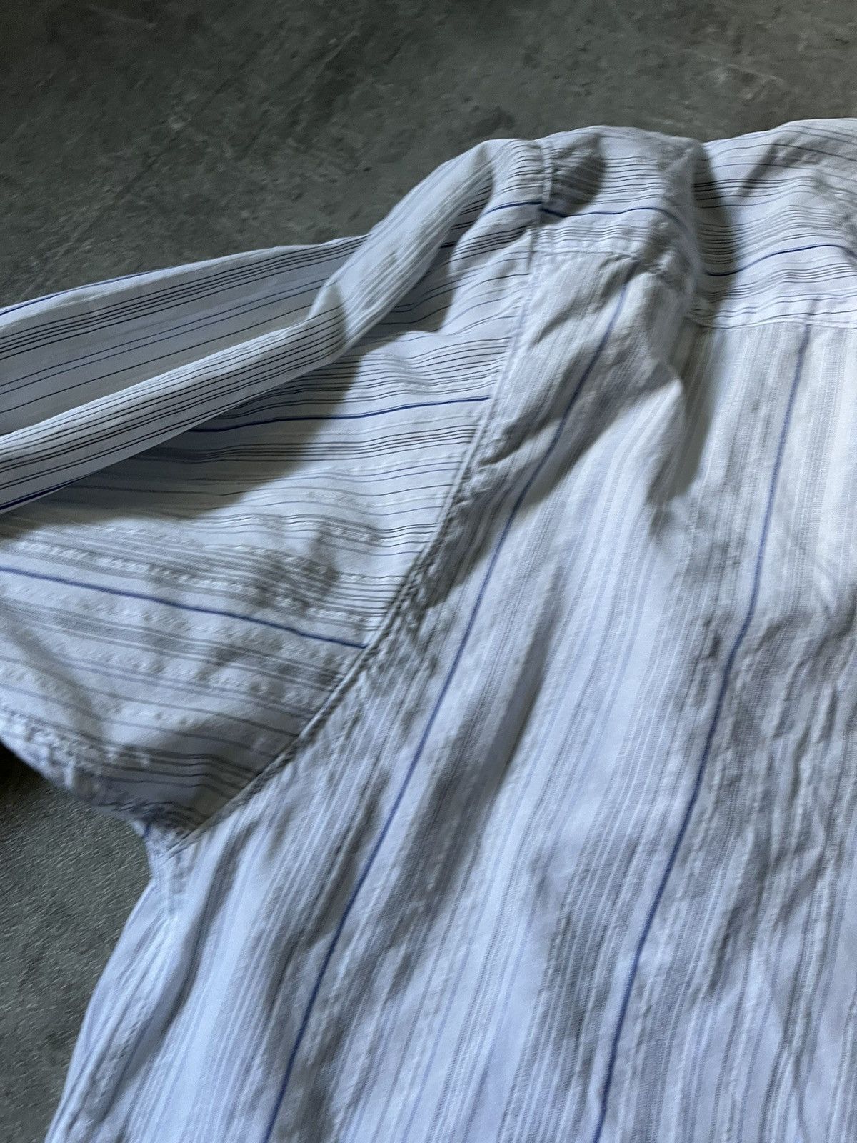 Final Home Final Home Issey Miyake button up outdoor shirt blue white Size US M / EU 48-50 / 2 - 18 Thumbnail