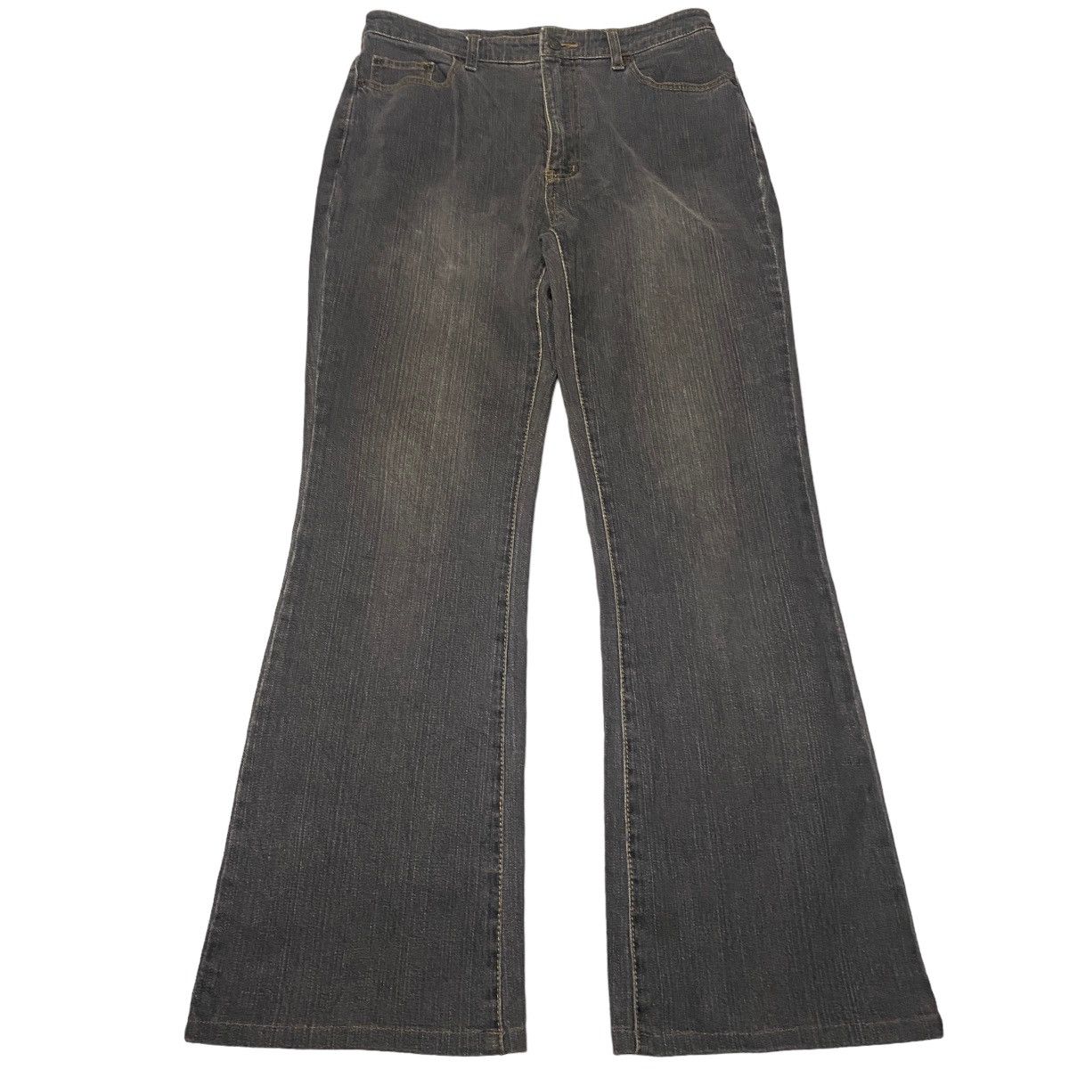 Tornado Mart 2000's Daily Topics Flared Washed Bootcut Jeans Size US 29 - 1 Thumbnail