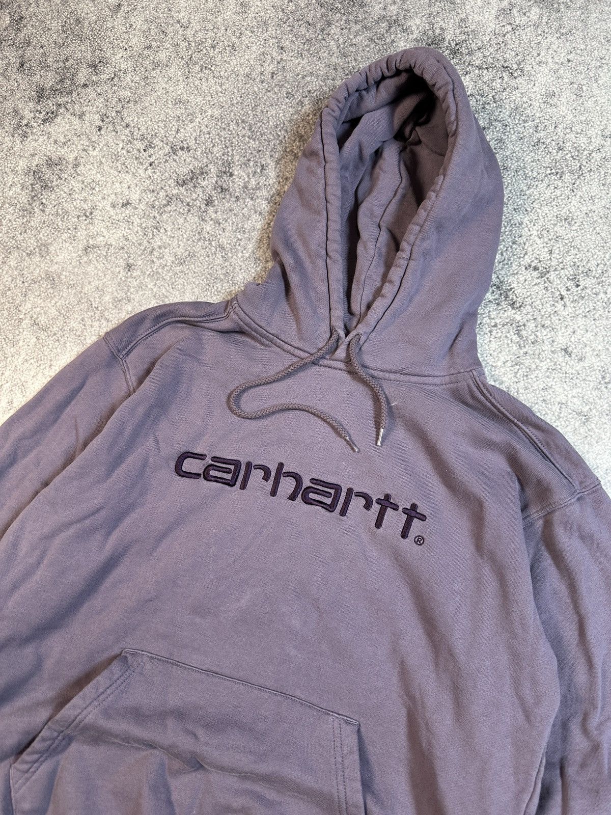 Carhartt × Vintage Vintage Carhartt Big Logo Hoodie Streetwear Rare USA Women S Size S / US 4 / IT 40 - 2 Thumbnail