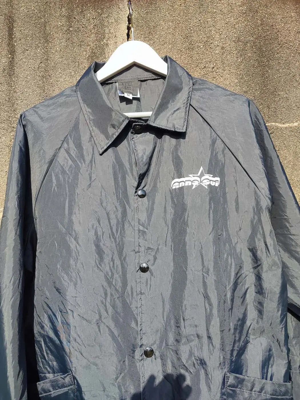 Anna Sui × Designer Anna Sui Nylon Coach Jacket – Made in USA Size M / US 6-8 / IT 42-44 - 5 Thumbnail
