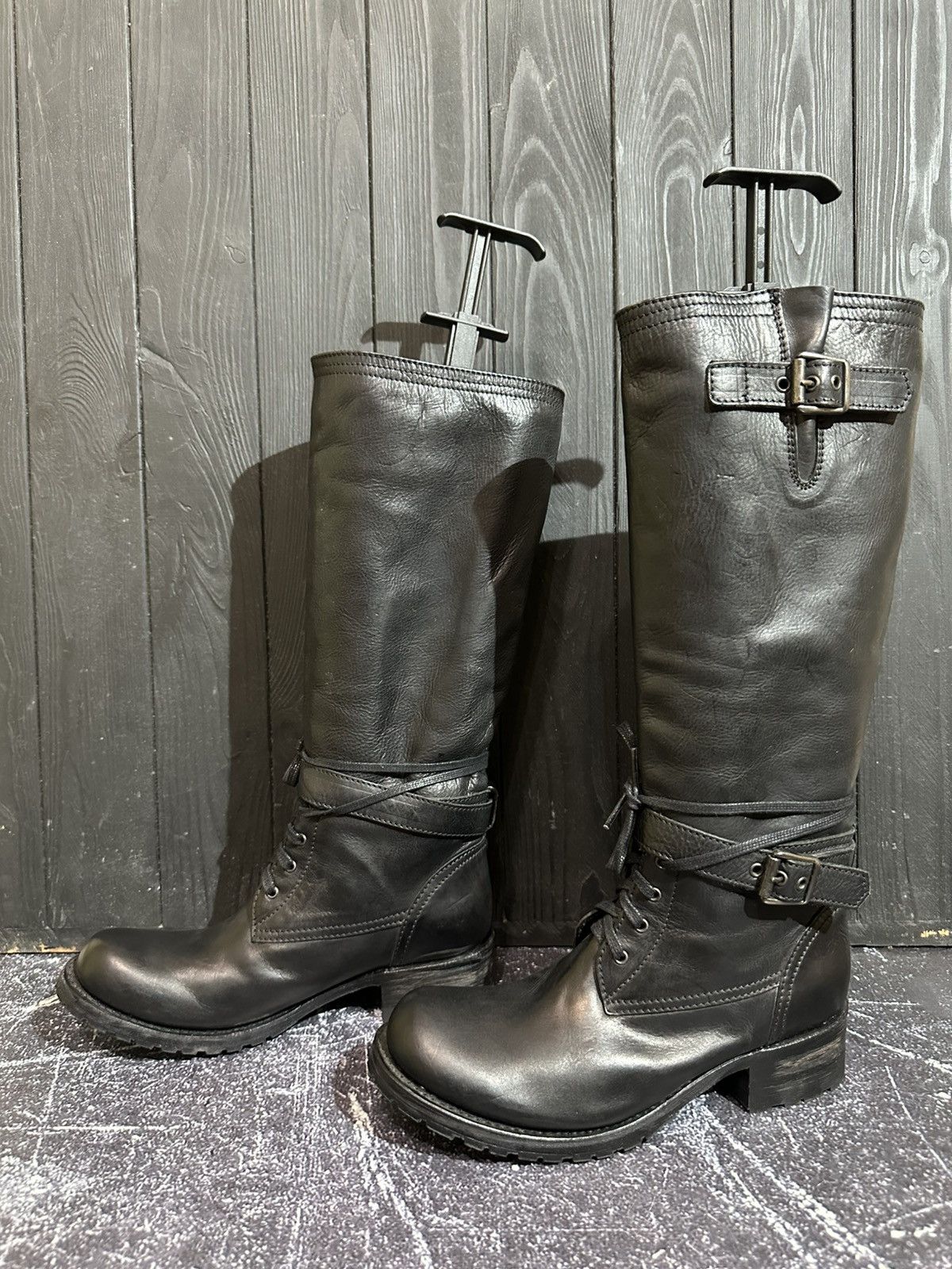 Sendra NEW - SENDRA Women’s Leather Boots 37eu 6.5us Rick Owens Size US 7 / IT 37 - 4 Thumbnail
