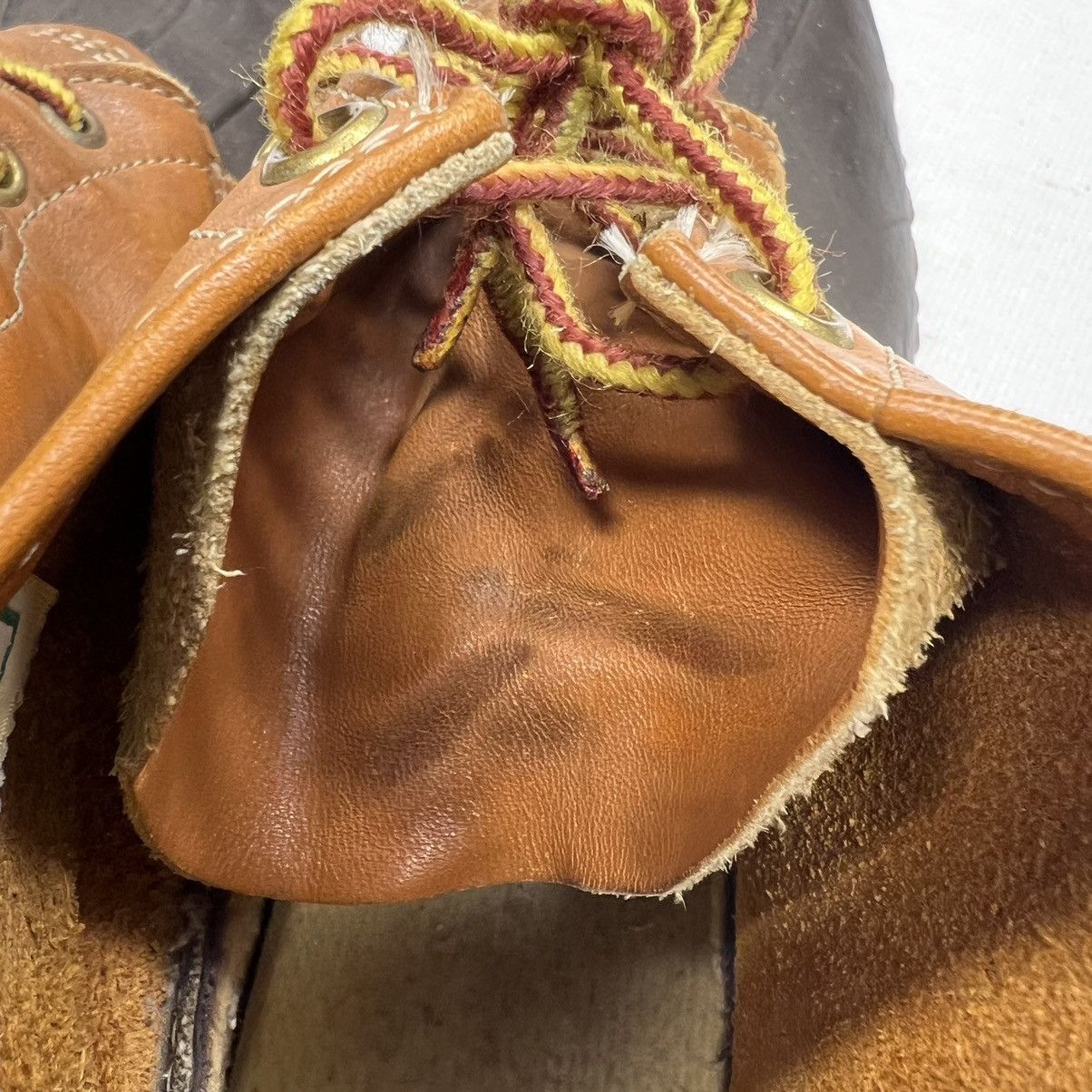 L.L. Bean × Vintage VTG LL Bean Duck Boots Brown Mid Lace Maine Hunting Outdoor Size US 13 / EU 46 - 19 Thumbnail