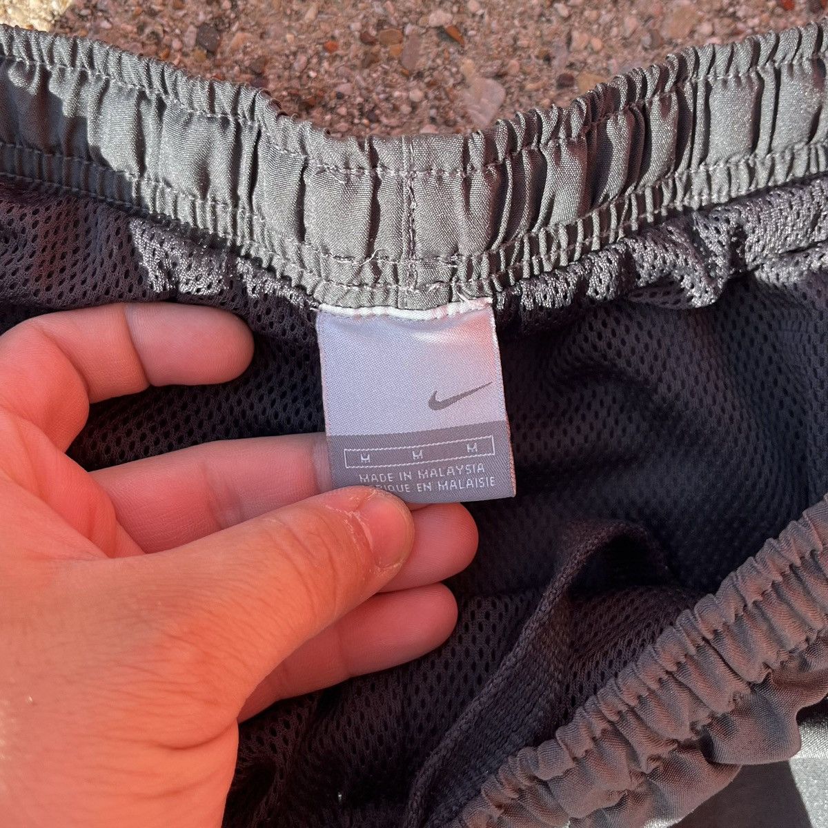 Nike × Vintage 2000s Casual Nike Grey Track Pants Size US 33 - 4 Thumbnail