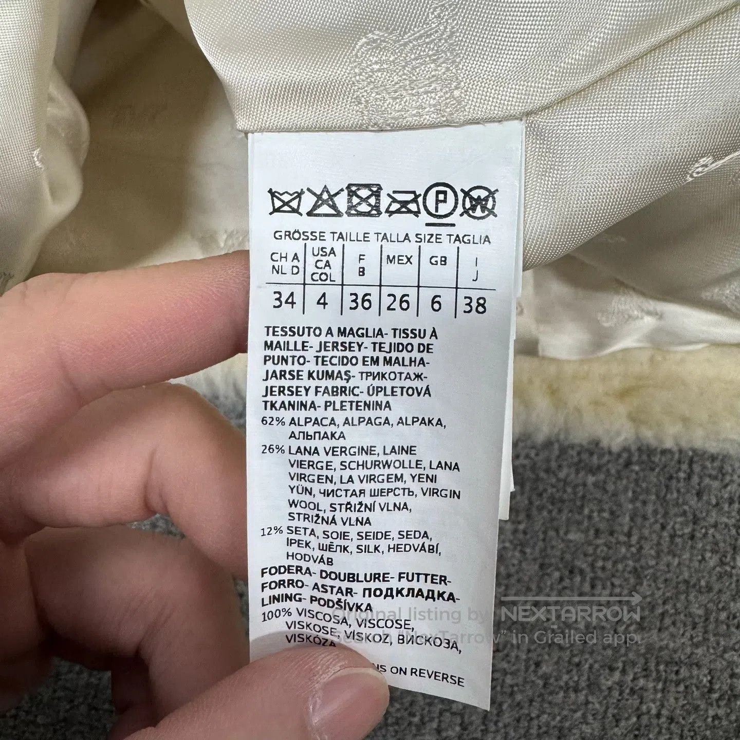 Max Mara MaxMara size 38 Main Item: Milk-white Teddy Coat| Size M / US 6-8 / IT 42-44 - 6 Thumbnail