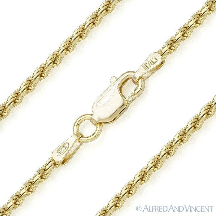 Other 1.8mm Twist Rope Link Chain Anklet in 925 Sterling Silver Size ONE SIZE - 1 Thumbnail