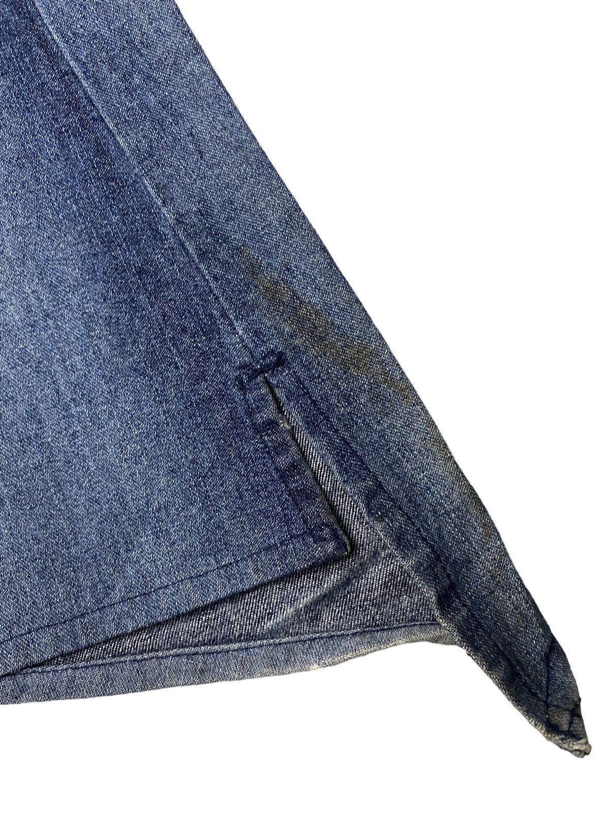 If Six Was Nine 2000's Andrew Mackenzie Flared Spiral Bootcut Jeans Size US 29 - 12 Thumbnail