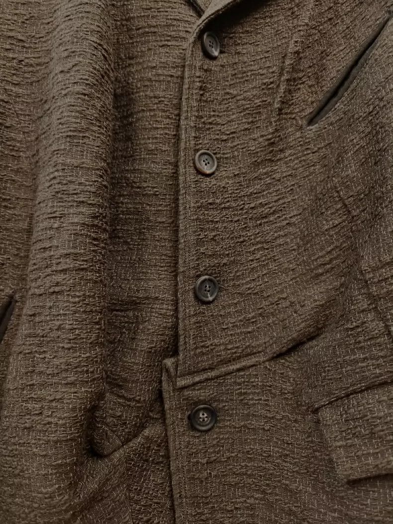 Ziggy Chen Ziggy Chen Textured Suit in Brown Color Size US M / EU 48-50 / 2 - 1 Thumbnail