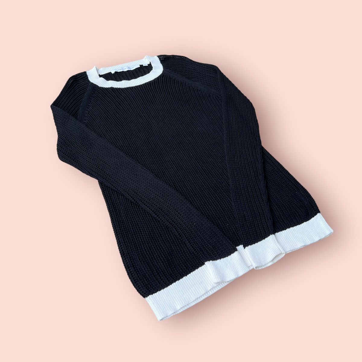 Christophe Lemaire × Lemaire × Uniqlo RARE UNIQLO X LEMAIRE PULLOVER LS MESH KNITWEAR SWEATER Size US L / EU 52-54 / 3 - 10 Thumbnail