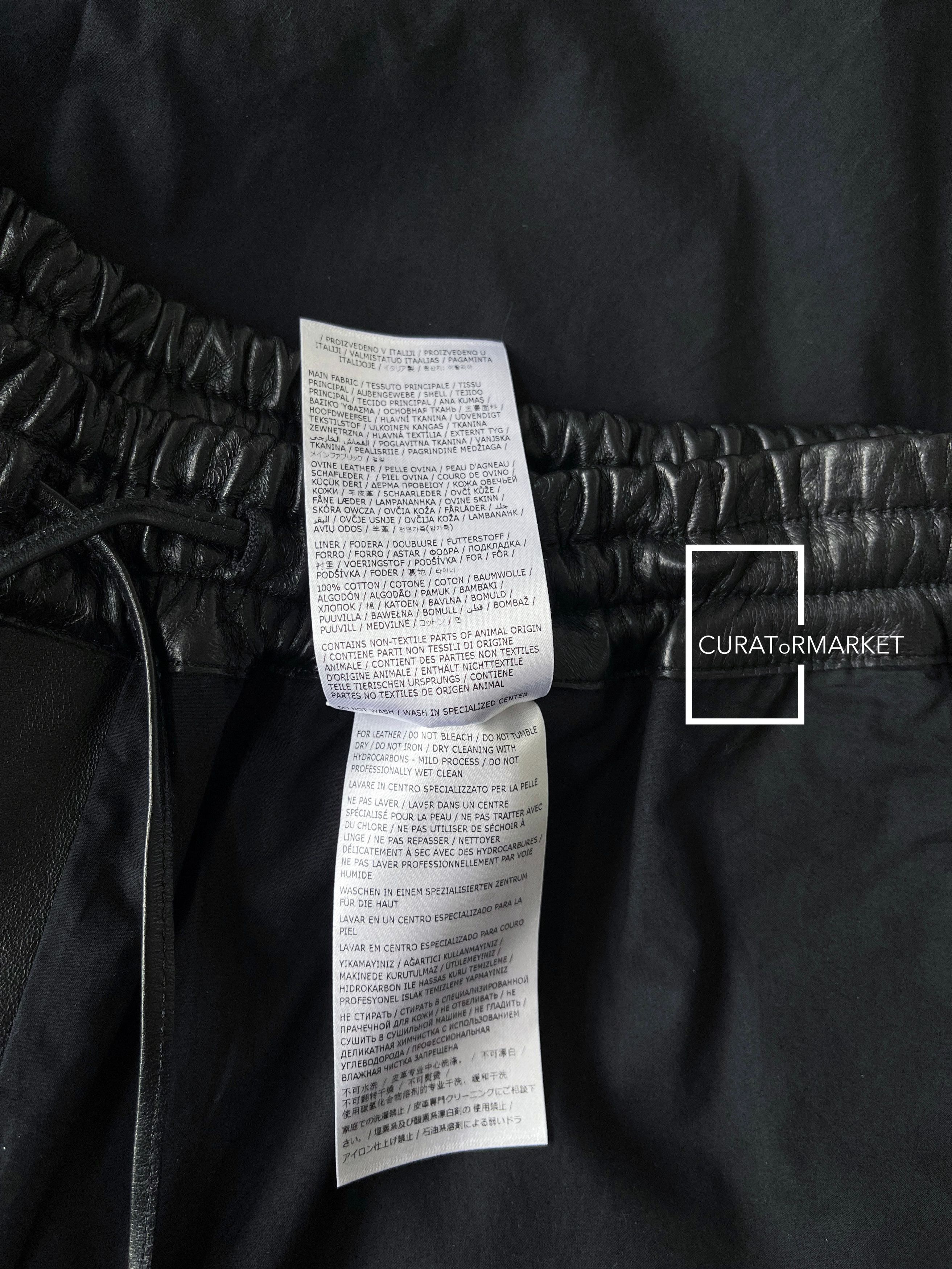 Jil Sander EU46 $4000 Butter Soft Ovine Lamb Leather Runway Shorts SS24 Size US 30 / EU 46 - 9 Thumbnail