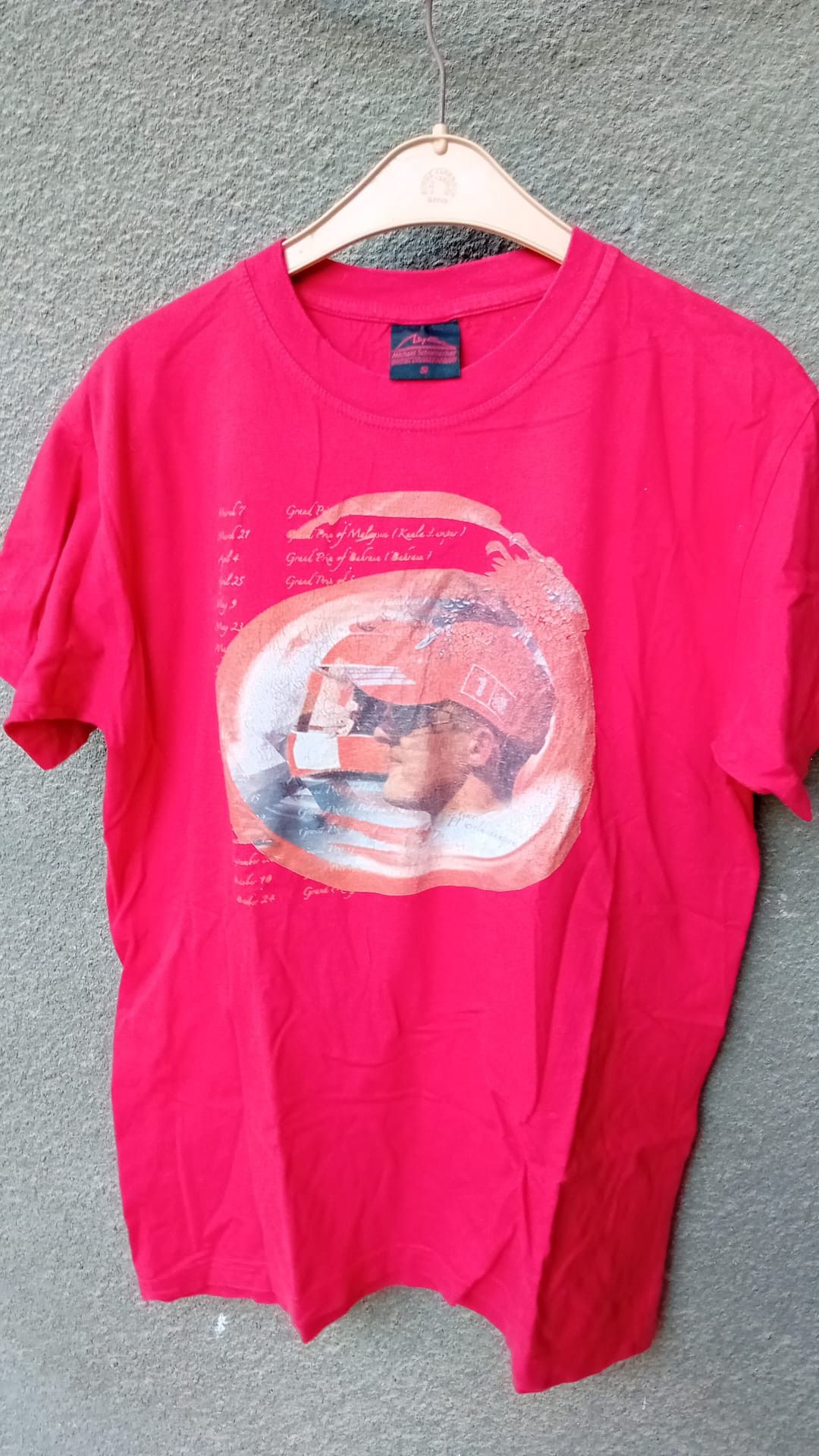 Ferrari Michael Schumacher F1 7 Times World Champion tee sz L Size US L / EU 52-54 / 3 - 1 Thumbnail