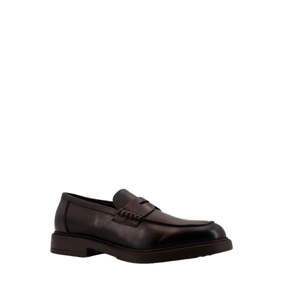 Other DOUCAL'S Brown Leather Loafers New & Authentic (Men's size:U Size US 8.5 / EU 41-42 - 2 Thumbnail