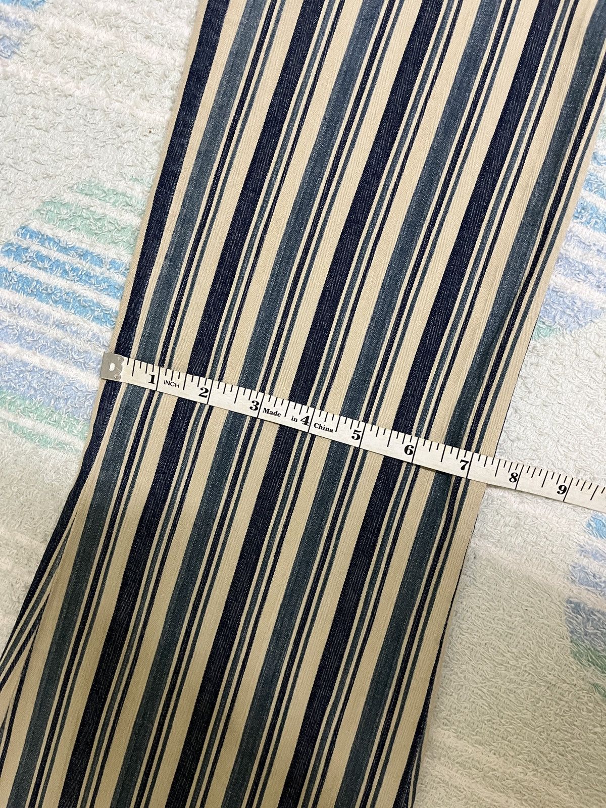 45rpm 💥 45rpm HBT Striped Flare Pants Size 29" - 13 Thumbnail