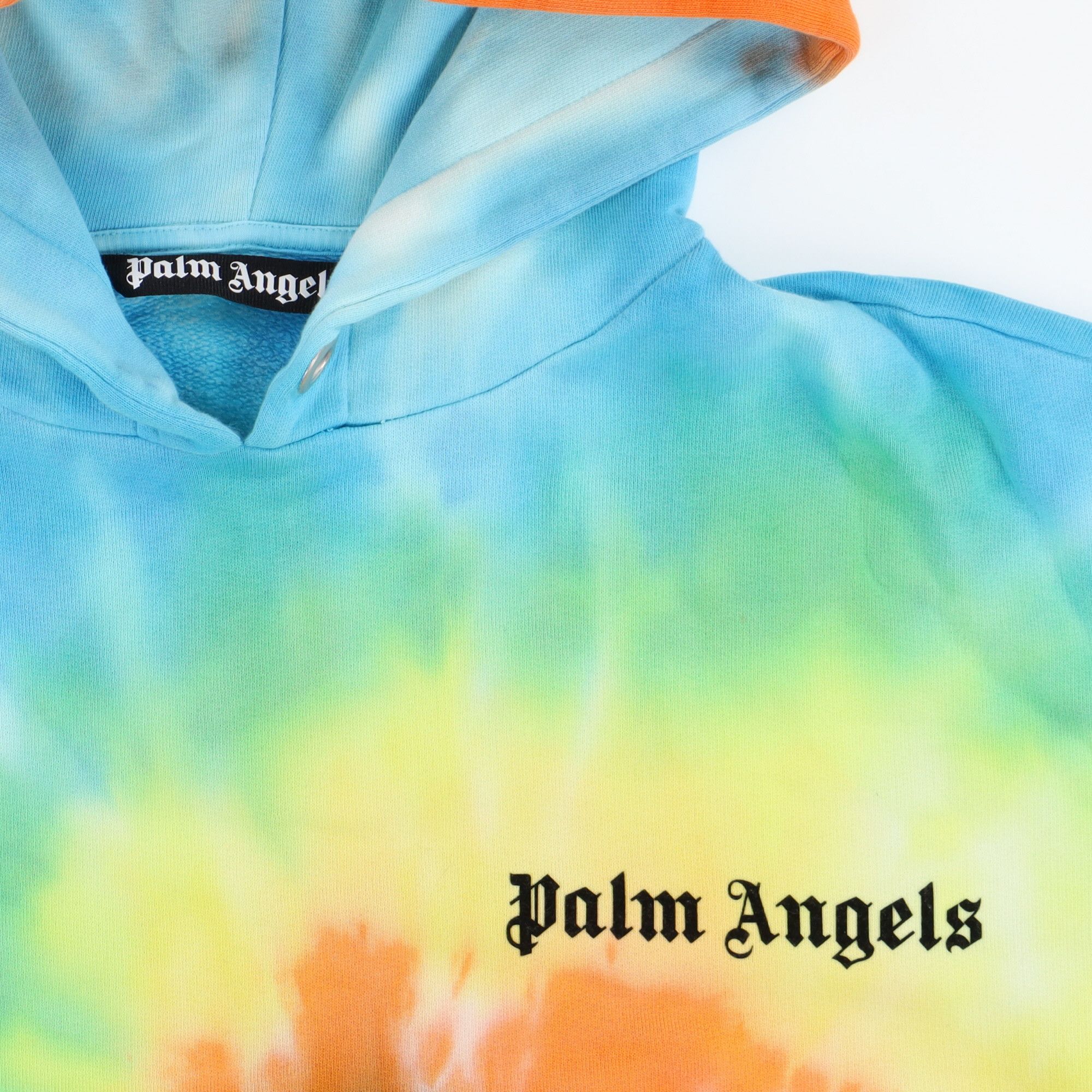 Palm Angels Multicolour Tie Dye Oversized Logo Hoodie Size US M / EU 48-50 / 2 - 5 Thumbnail