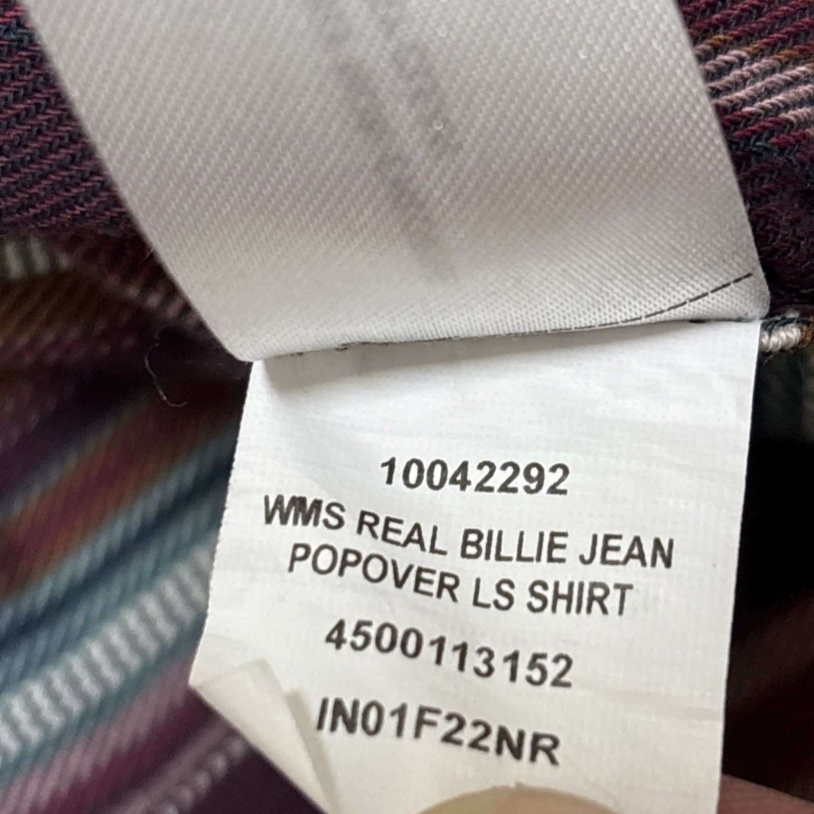 Ariat Ariat Billie Jean Western Shirt Womens XXL Aztec Stripe Burg Size XXL / US 16-18 / IT 52-54 - 10 Thumbnail