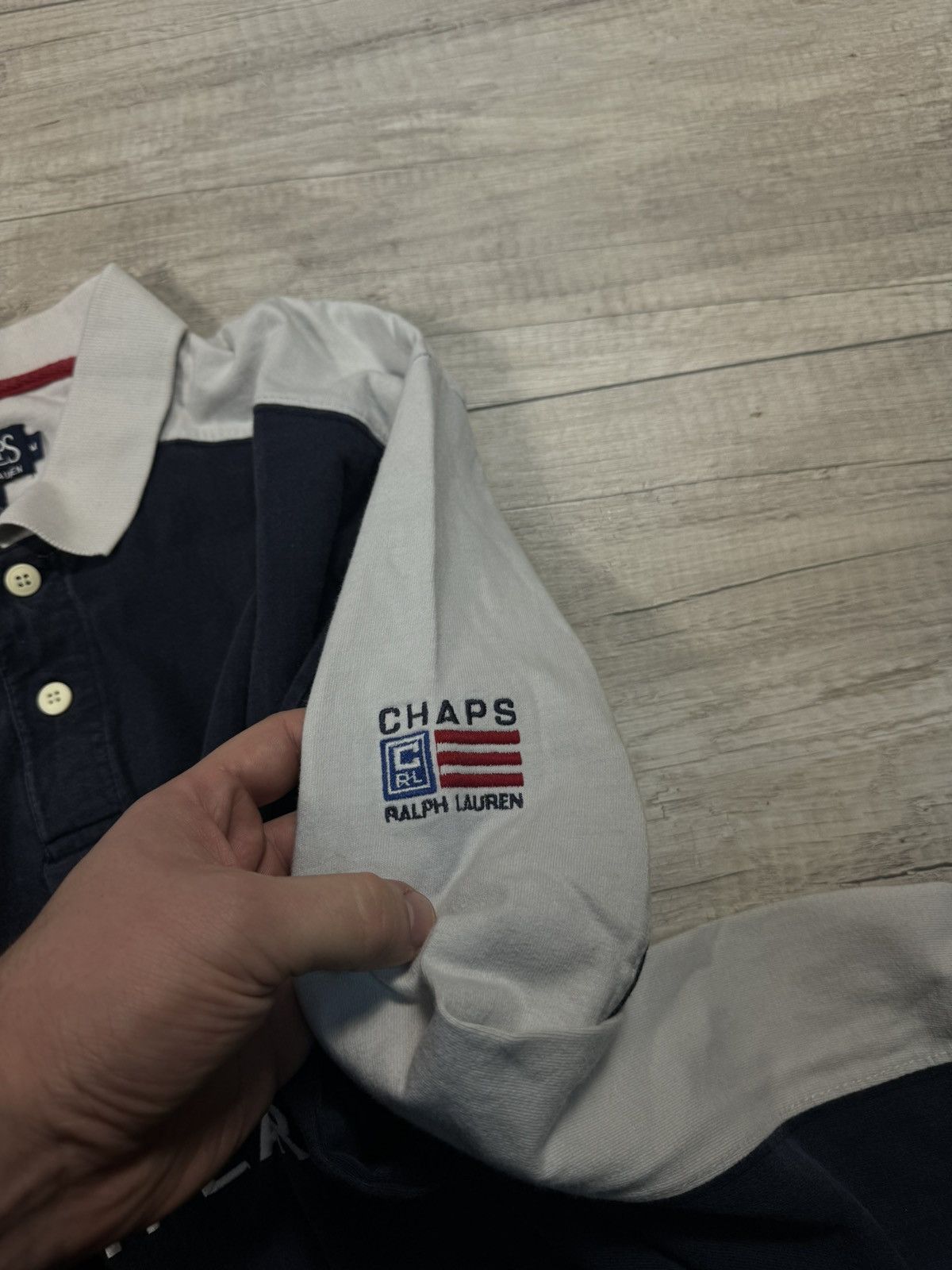 Chaps Ralph Lauren Vintage Ralph Lauren Chaps Rugby Polo Shirt Big Logo Size US M / EU 48-50 / 2 - 5 Thumbnail
