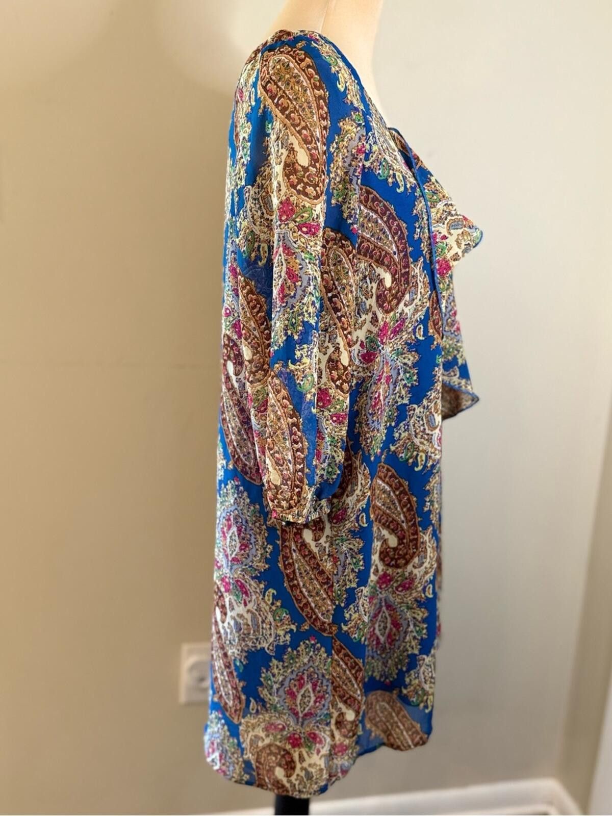 Other Umgee boho shift midi dress paisley pattern multicolor SZ M Size M / US 6-8 / IT 42-44 - 2 Thumbnail