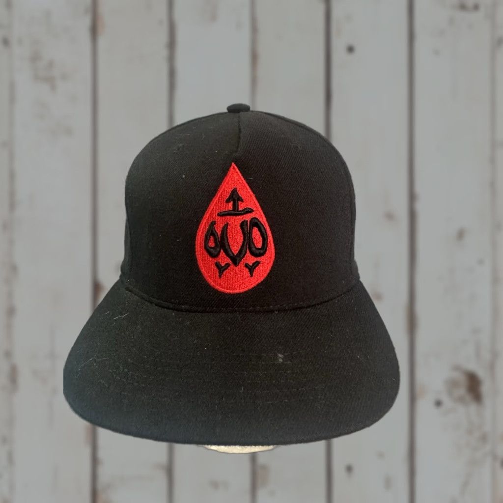 Vintage VINTAGE OVO Snapback Hat, OVO Brand, Men, One Size, Black, Knit Acrylic Wool, Hip Hop, 2012 Take Care Era, Drake HTF Size ONE SIZE - 1 Thumbnail