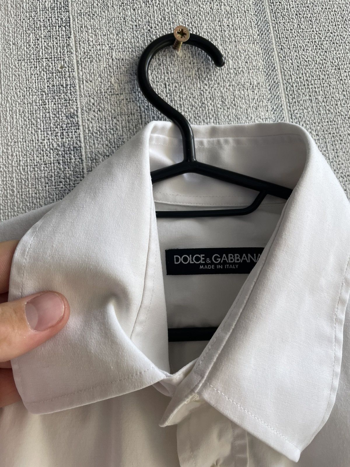Dolce & Gabbana Dolce&Gabbana Mens White long sleeve shirt size 41 Size 40R - 10 Thumbnail