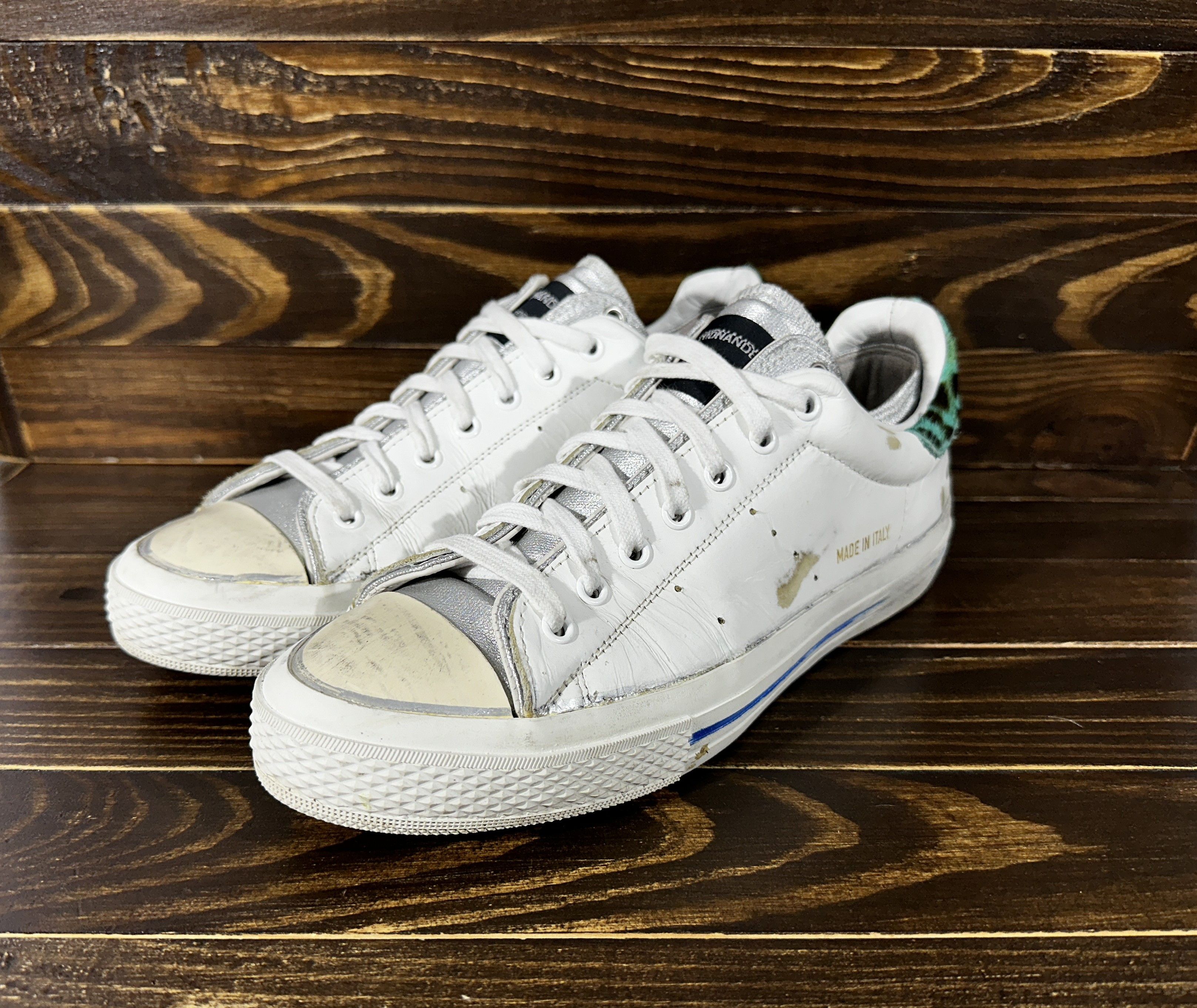 Leather Hidnander Archetypal Starless Donna Low Sneakers MadeInItaly Size US 11 / IT 41 - 17 Thumbnail