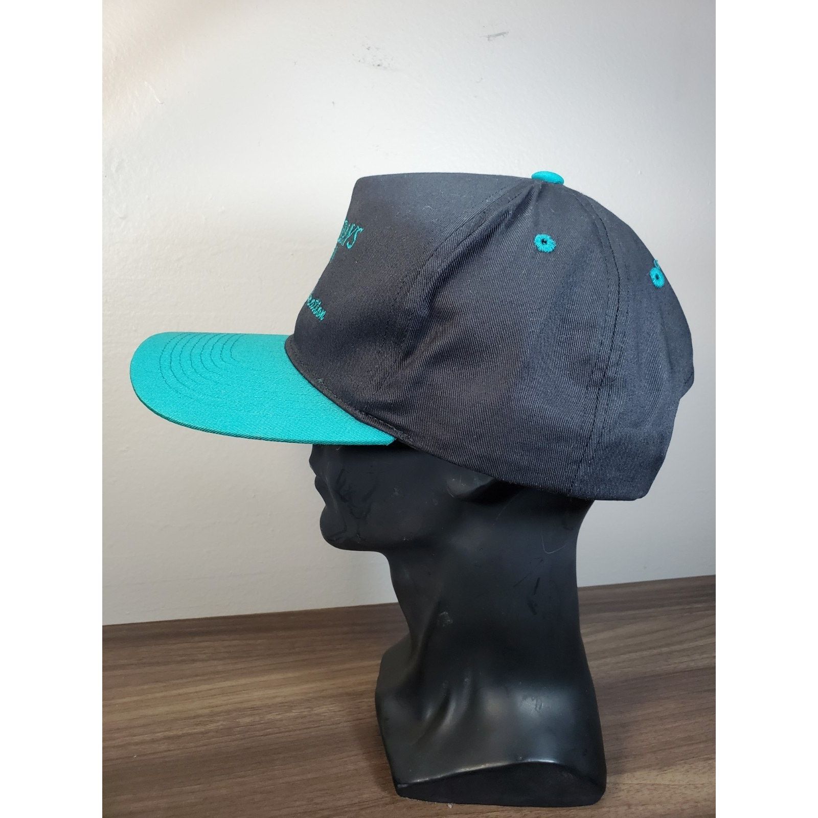 Vintage 2000 Camp Ellis Days Reunion Hat Snapback Cap Black & Teal Size ONE SIZE - 5 Thumbnail