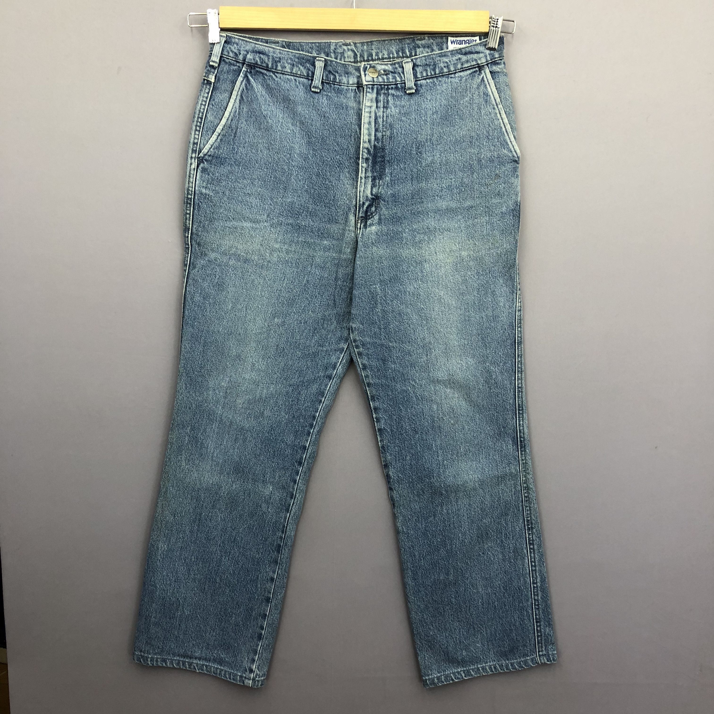 Wrangler Vintage Wrangler Faded Light Wash Japanese Jeans Denim Size US 34 / EU 50 - 1 Thumbnail