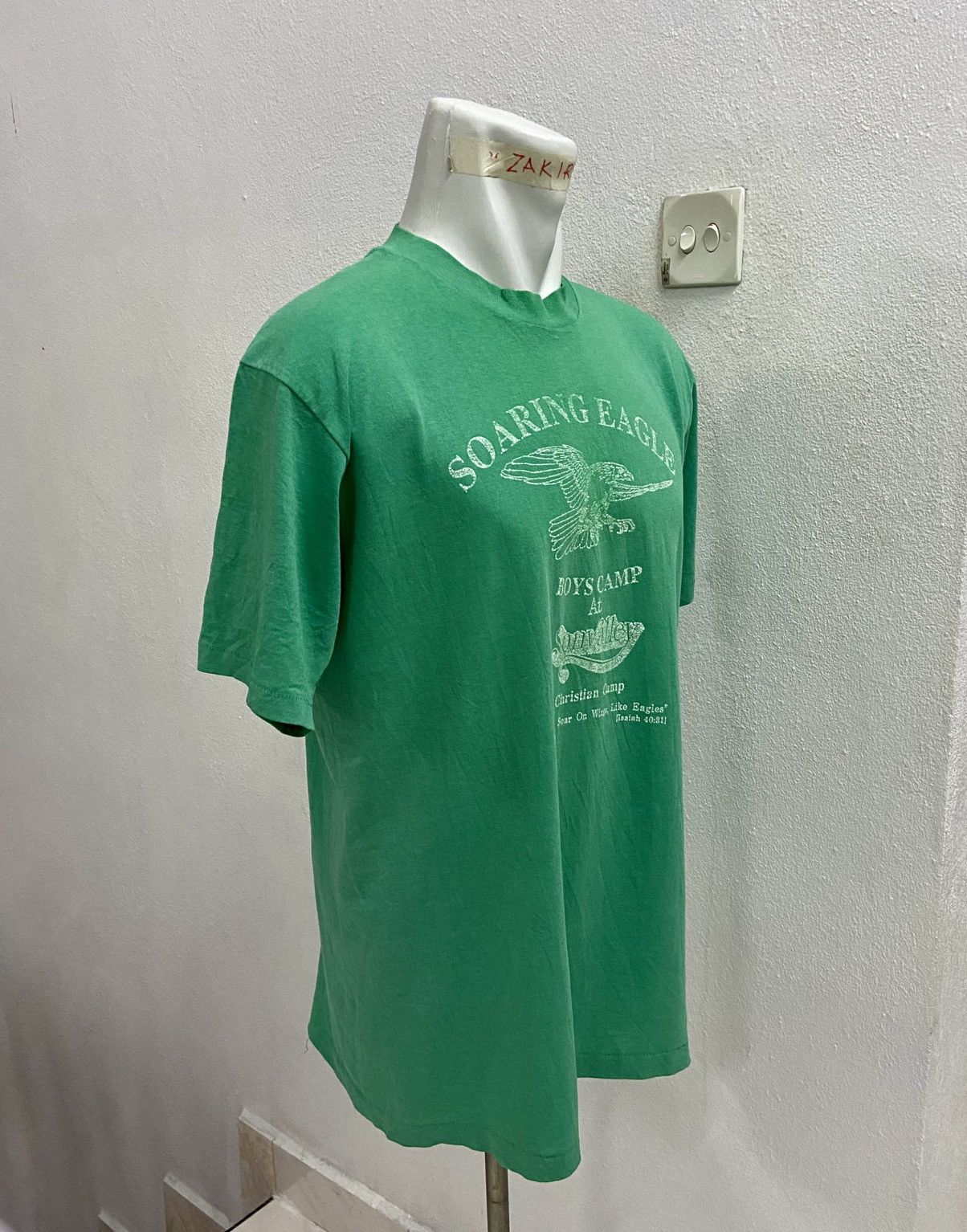 Other VINTAGE 80's SOARING EAGLE BOYCAMP TEE Size US L / EU 52-54 / 3 - 4 Thumbnail