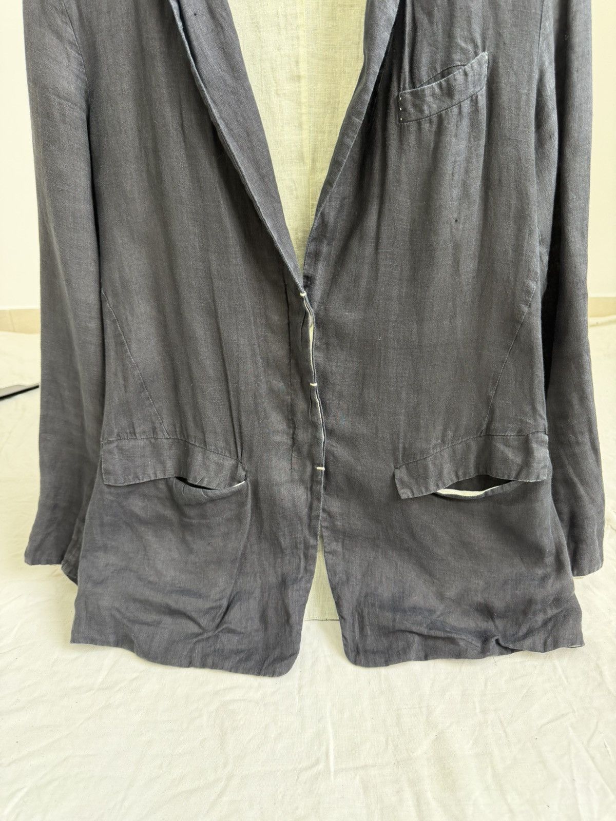 Transit Uomo Transit Uomo Black Blazer Avant-Garde Style Size 46S - 6 Thumbnail