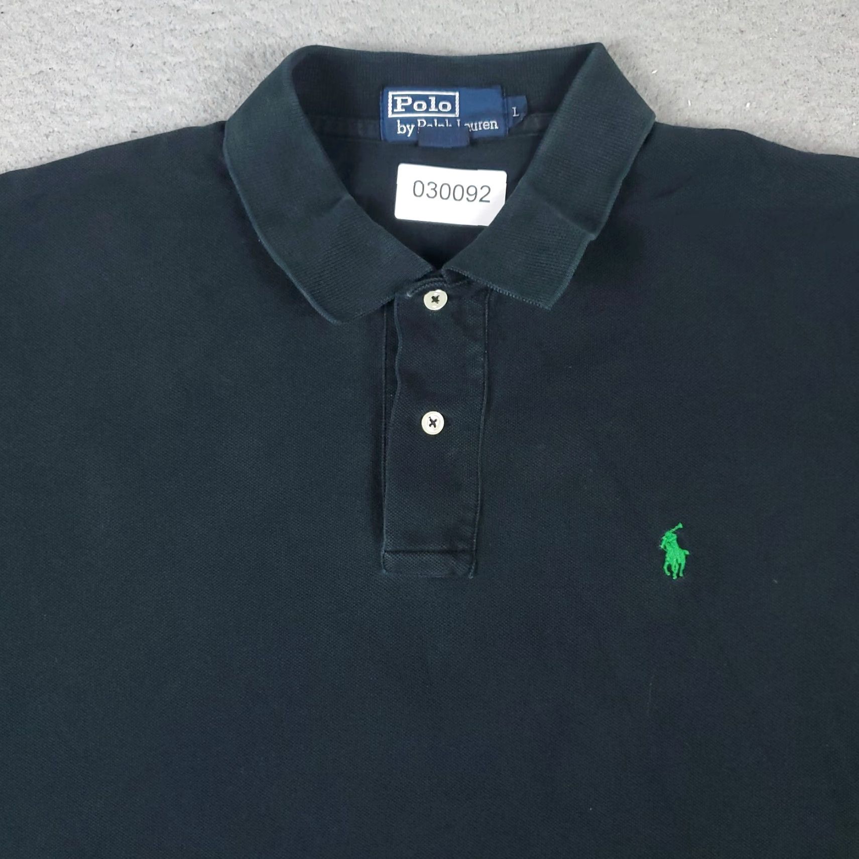 Ralph Lauren VINTAGE Ralph Lauren Polo Shirt Mens Large Black Pony Casual Short Sleeve Size US L / EU 52-54 / 3 - 2 Thumbnail