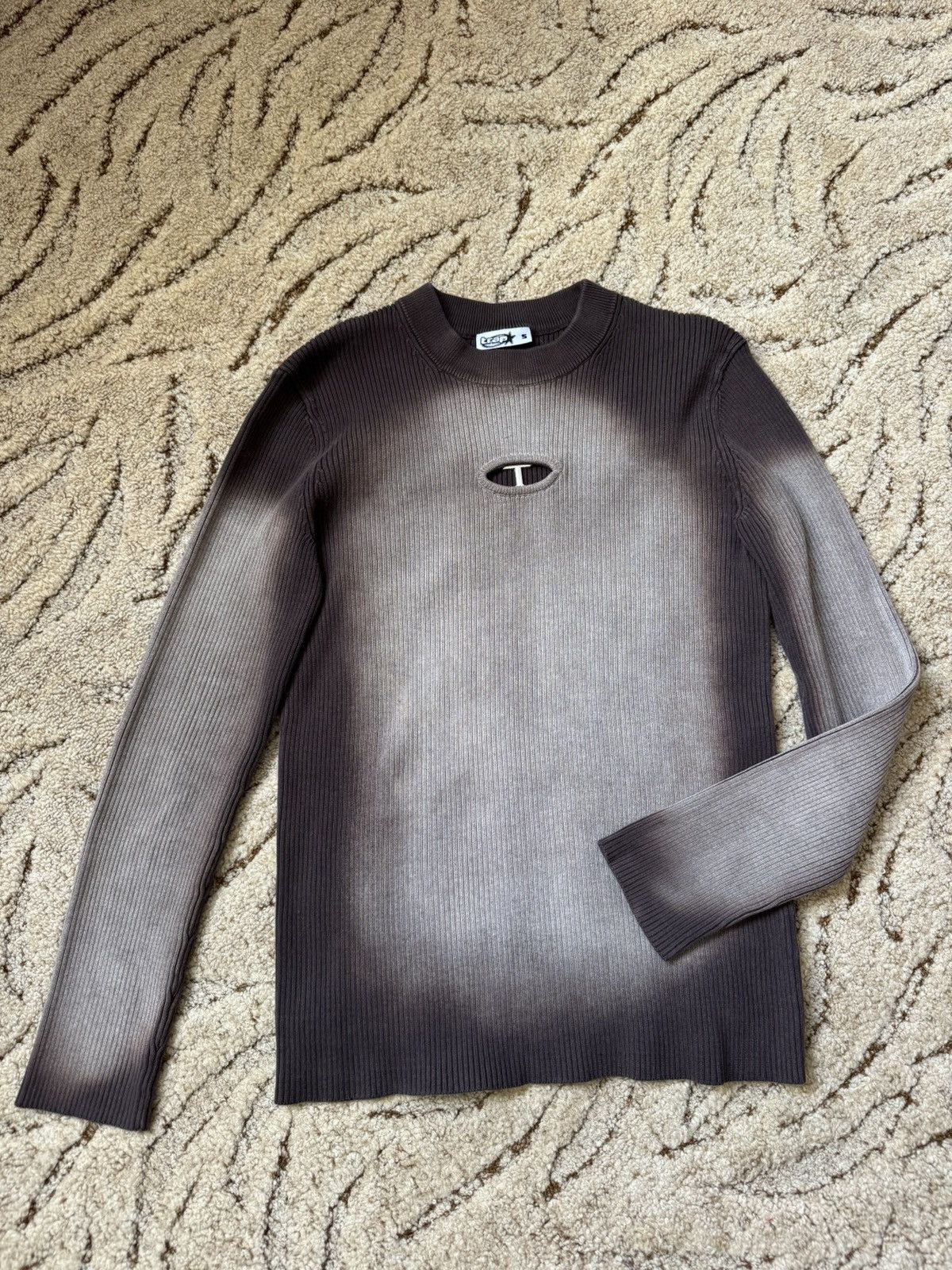 Trapstar London Trapstar Y2K Streetwear smoking Ribbed T-Logo sweater Size US L / EU 52-54 / 3 - 3 Thumbnail