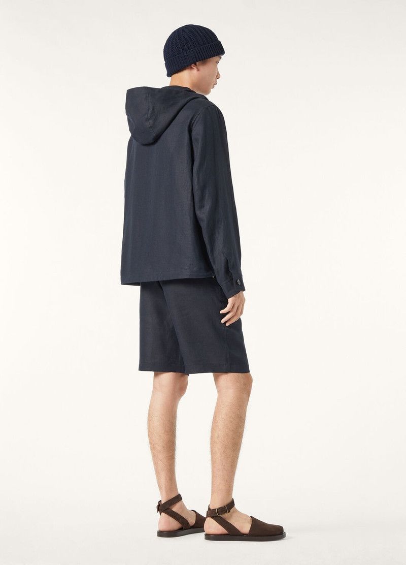 Loro Piana o1w1db10226 FAP0615 Dennis Blouson Jacket in Blue Size US L / EU 52-54 / 3 - 5 Thumbnail