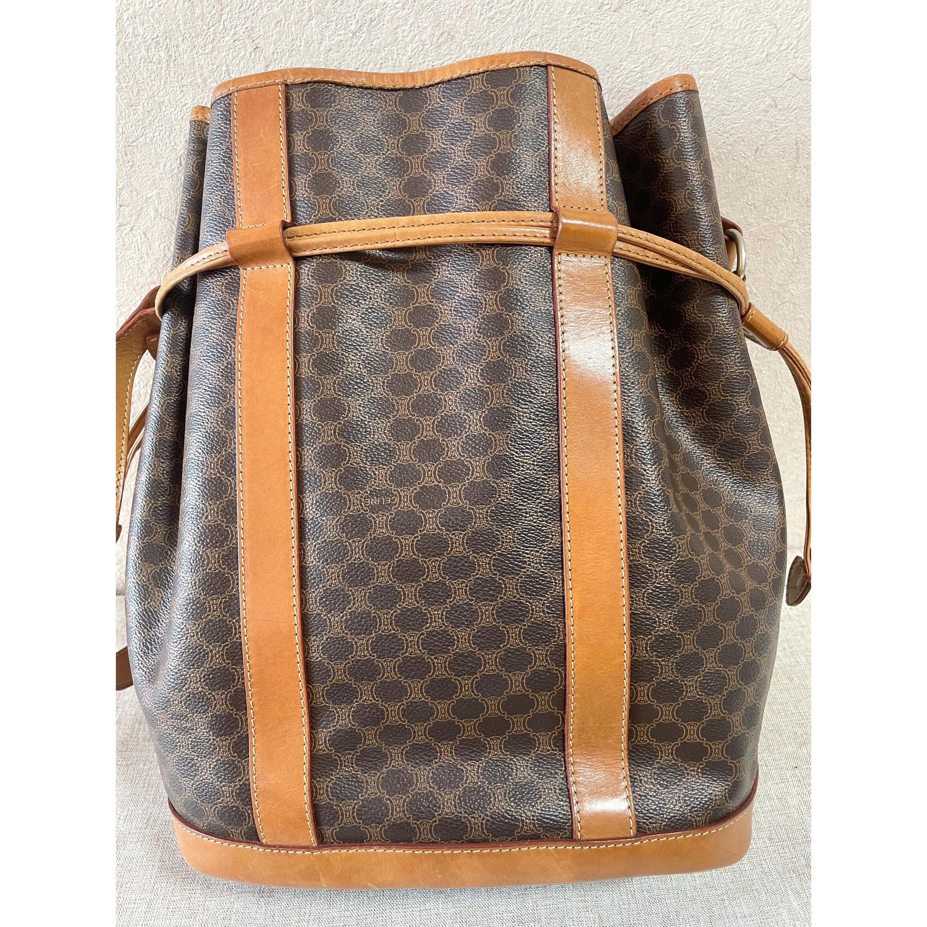 Celine Vintage Celine hobo bucket shoulder bag in classic brown Size ONE SIZE - 5 Thumbnail