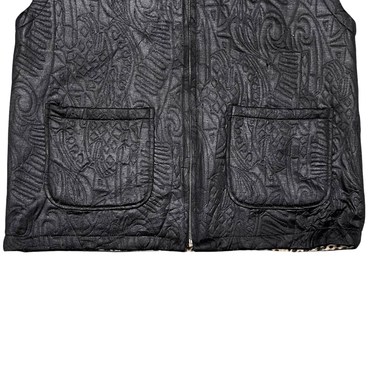 Hysteric Glamour Vintage Leopard Vest Reversible Size US L / EU 52-54 / 3 - 9 Thumbnail