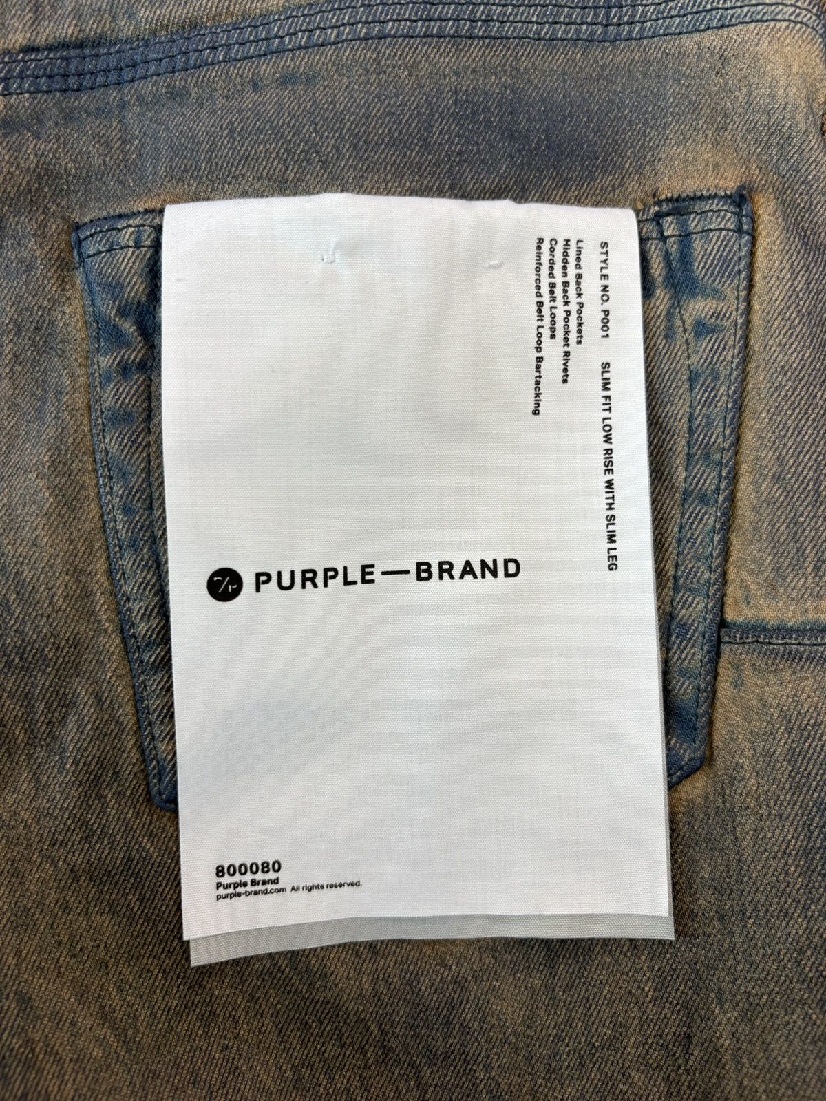 Purple Brand Purple Brand P001 Skinny Jeans “Antiqued Snow Wash” Size US 30 / EU 46 - 6 Thumbnail