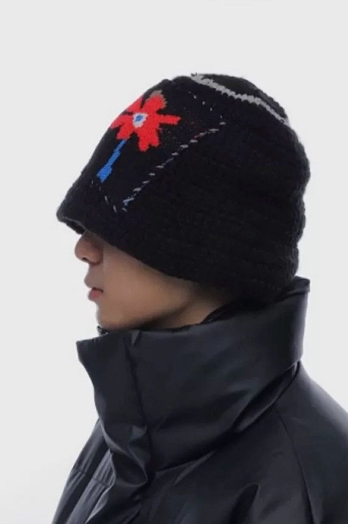 Japanese Brand Outdoor retro floral knitted tulip hat bucket hat Size ONE SIZE - 2 Thumbnail