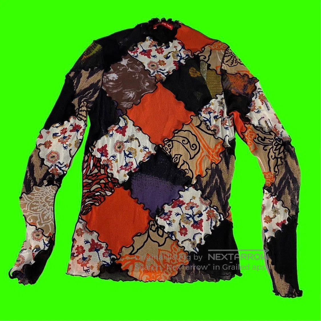 Vivienne Tam Vivienne Tam Mesh Patchwork Top. Size M / US 6-8 / IT 42-44 - 1 Thumbnail