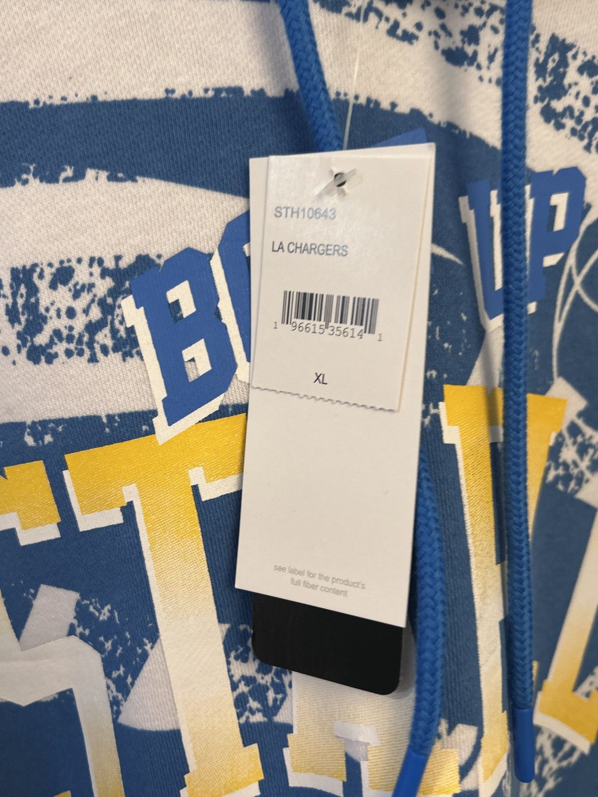 NFL Men's NFL x Staple Blue L Chargers All Over Print Hoodie XL Size US XL / EU 56 / 4 - 4 Thumbnail