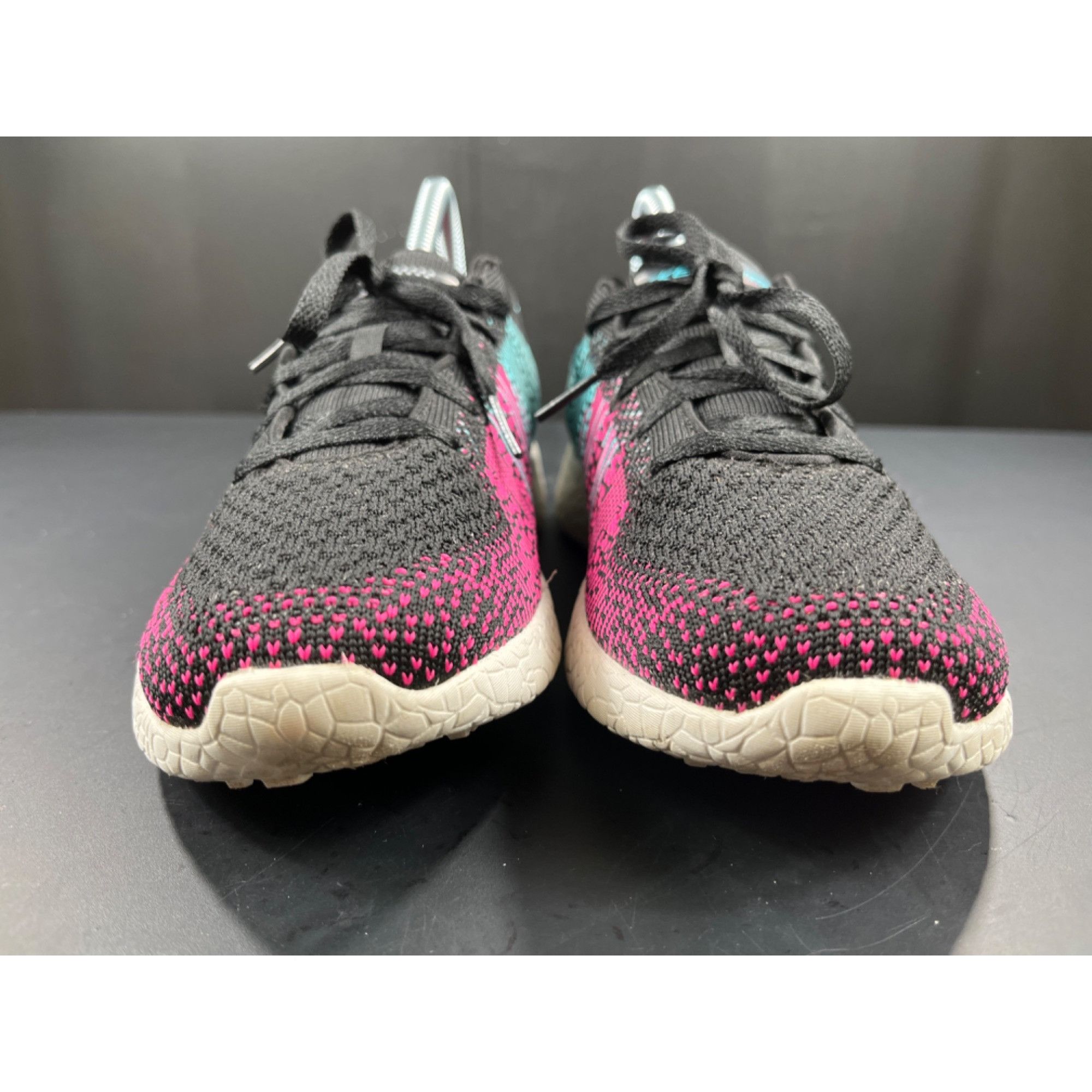 SKECHERS Skechers SKU 7840 Womens Knit Sneakers Pink Teal Low Top Sho Size US 7.5 / IT 37.5 - 5 Thumbnail