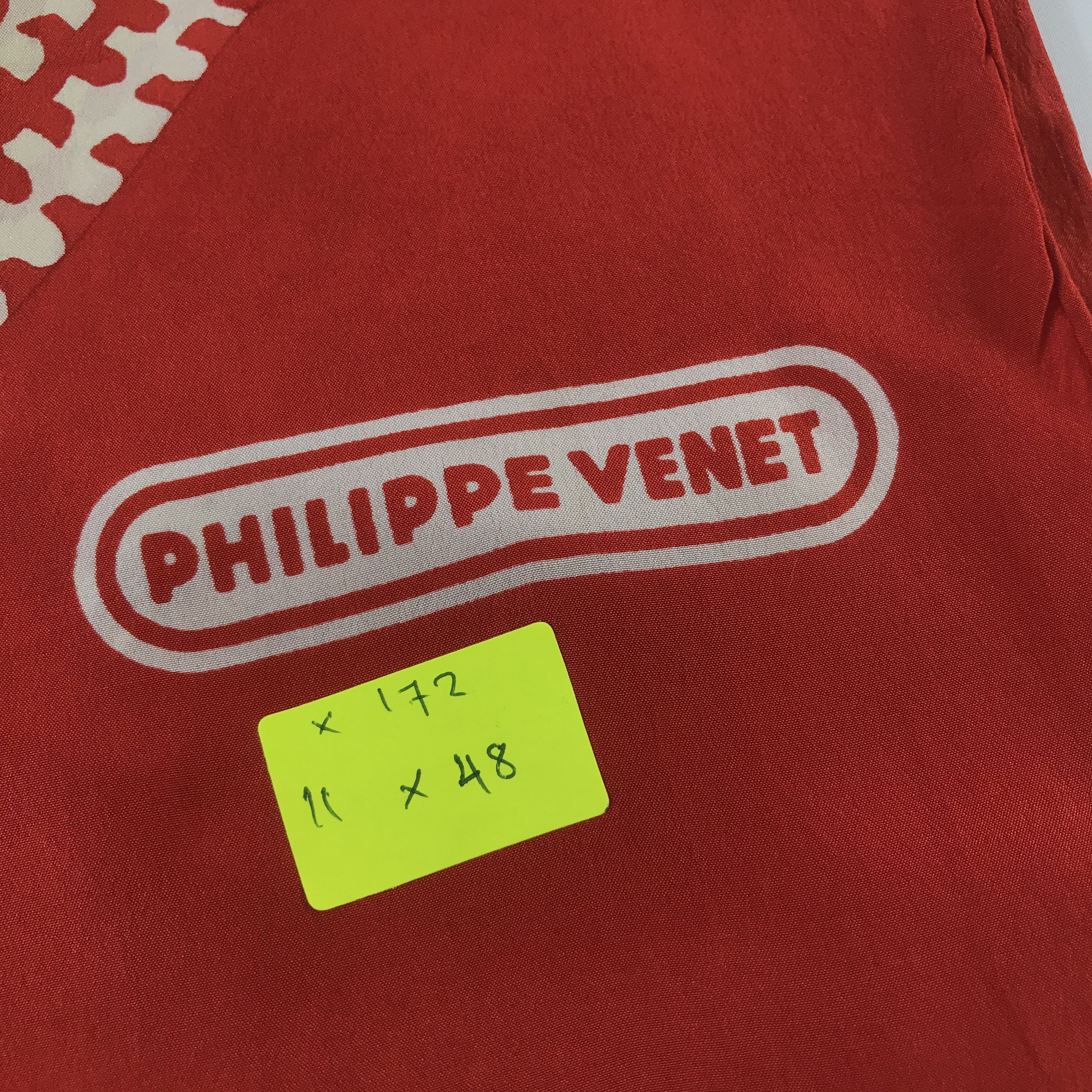 Vintage Vintage Philippe Venet Silk scarf Size ONE SIZE - 5 Thumbnail