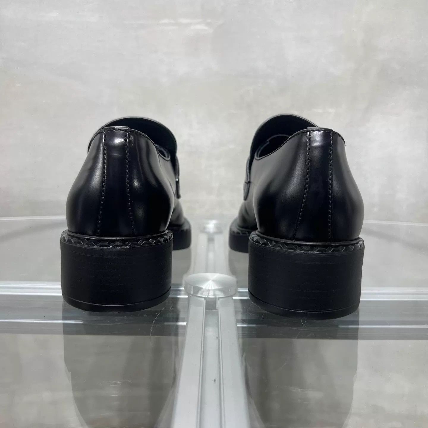 Prada Prada Black Triangle Logo Loafer Size 36 (New with Box) Size US 5.5 / IT 35.5 - 6 Thumbnail