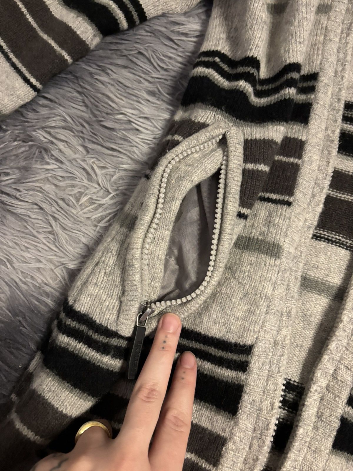 Bench × Vintage Vintage striped sweater/dress amazing beautiful natural wool Size XS / US 0-2 / IT 36-38 - 20 Thumbnail