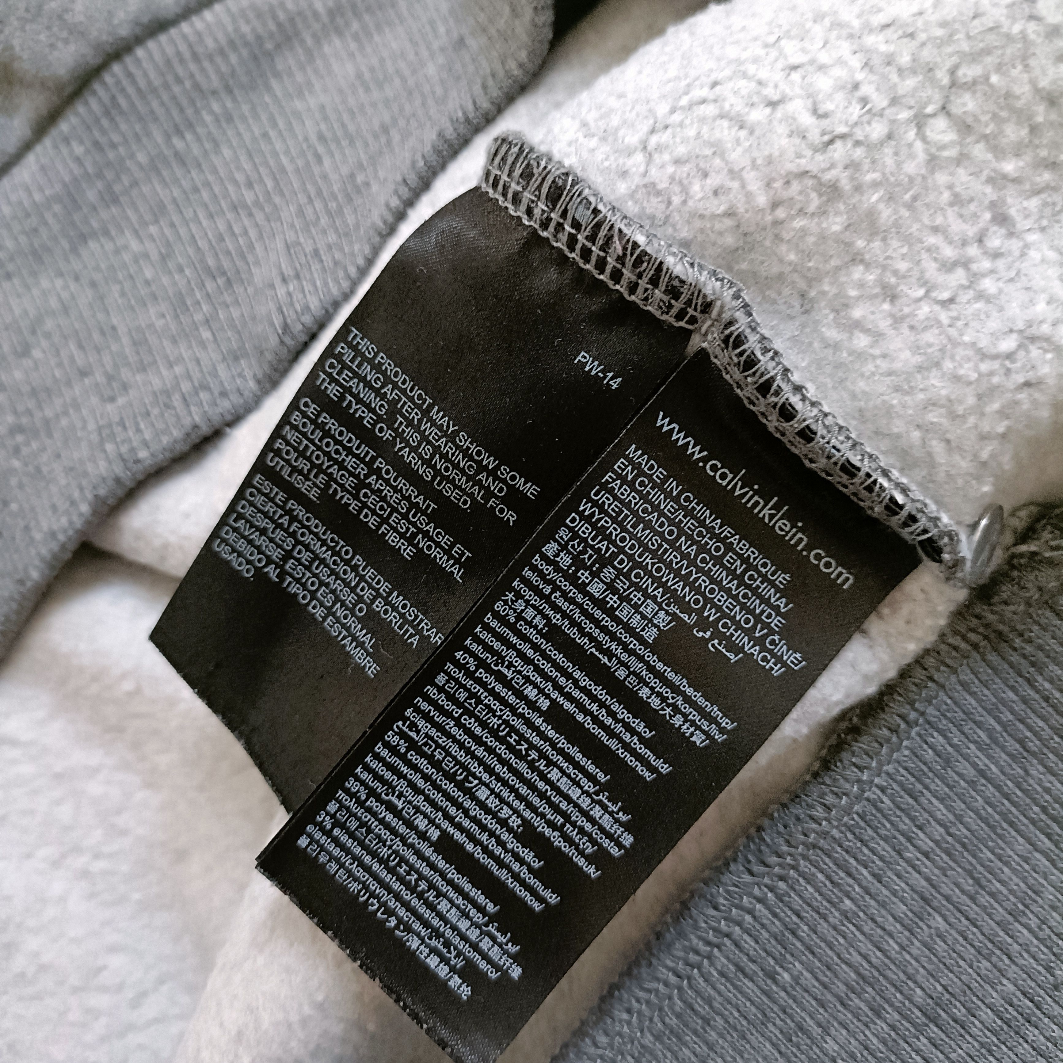 Calvin Klein Gray Cotton Sweatshirt ! Size US M / EU 48-50 / 2 - 6 Thumbnail