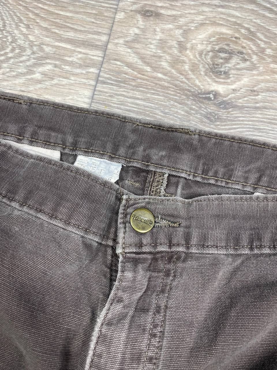 Carhartt Vintage 90s Carhartt Shorts Men 38 Canvas Work Brown USA Size US 38 / EU 54 - 8 Thumbnail