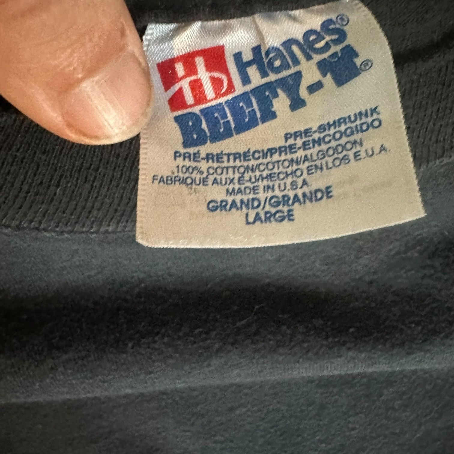 Hanes Air Force reserve single stitch vintage tee Size US L / EU 52-54 / 3 - 3 Thumbnail