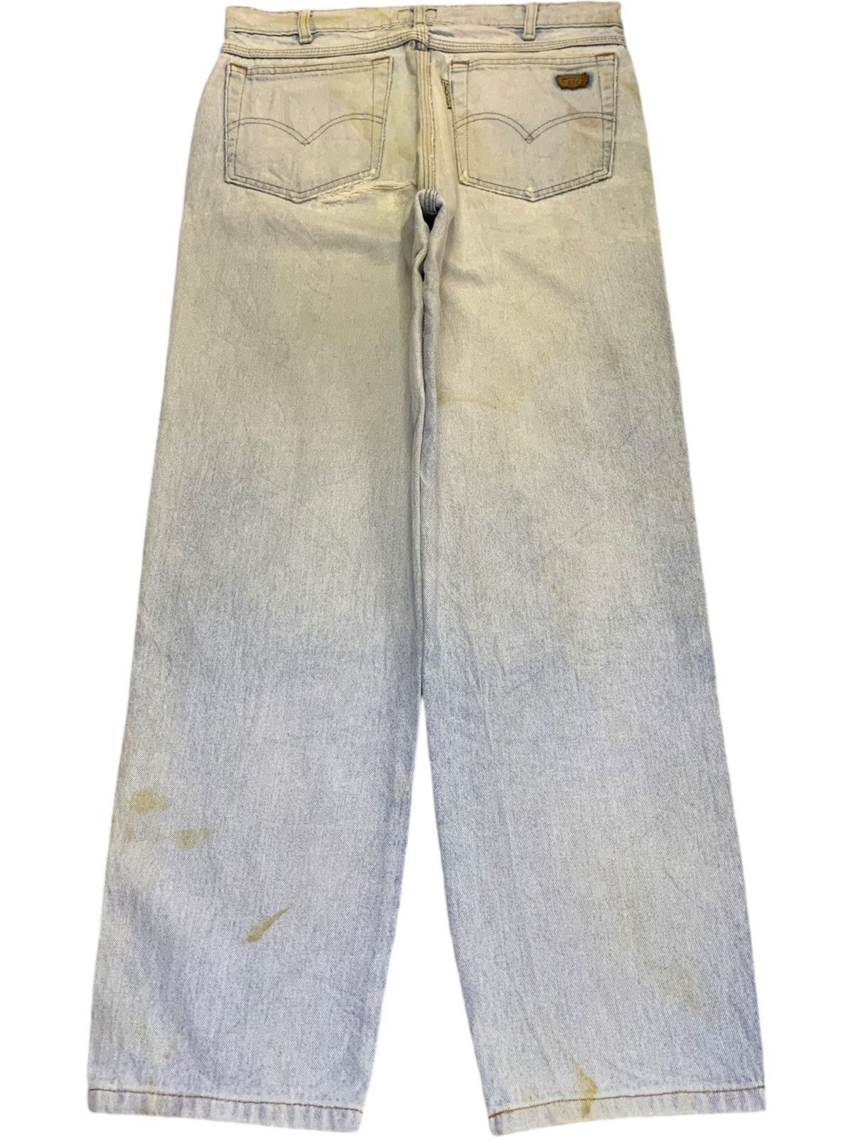 Levi's SALES🔥Vintage 90s Levis Signature Light Wash Distress Jeans Size US 32 / EU 48 - 2 Thumbnail