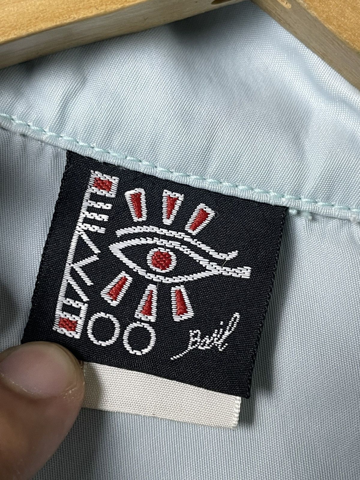 Japanese Brand × Vintage PEAKABOO Brand Big Logo Hooded Windbreaker (98) Size US L / EU 52-54 / 3 - 9 Thumbnail